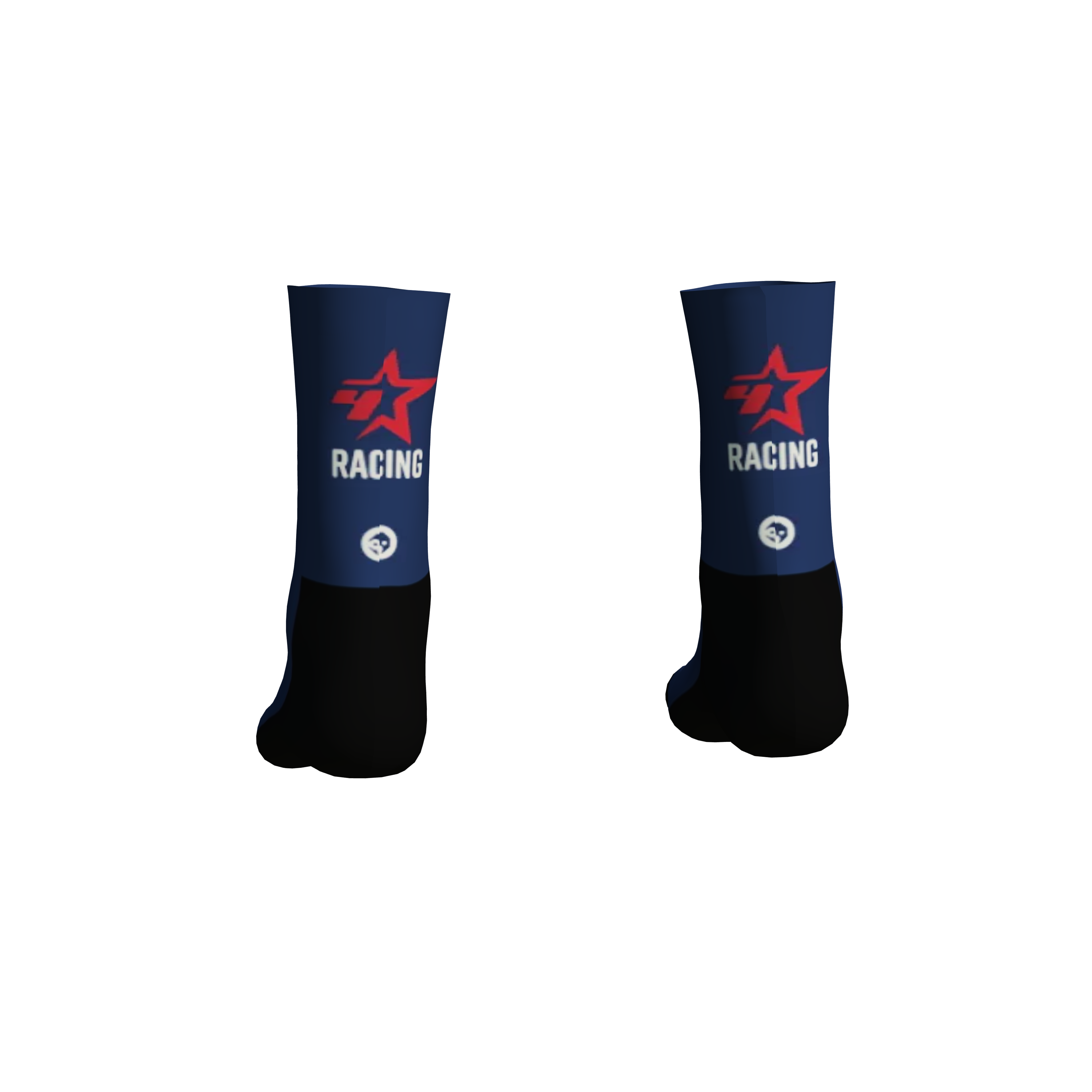 Four Star Racing Socks - High Performance Moisture Wicking Athletic Socks for Running, Cycling & Sports - Breathable Cushioned Socks for Men & Women - Perfect for Marathon, Gym Workouts & Outdoor Activities