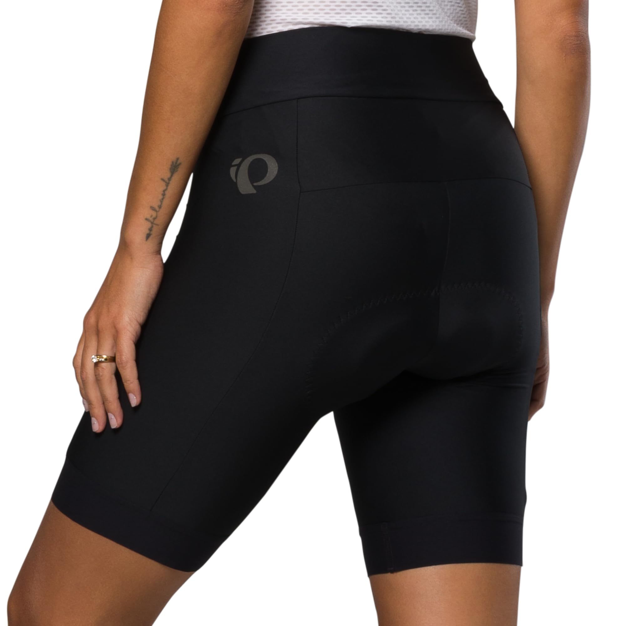 Pearl Izumi Women's 8-Inch Attack Cycling Shorts with Wide Waistband & Reflective Fabric - Perfect for Road Biking, Spinning & Outdoor Workouts