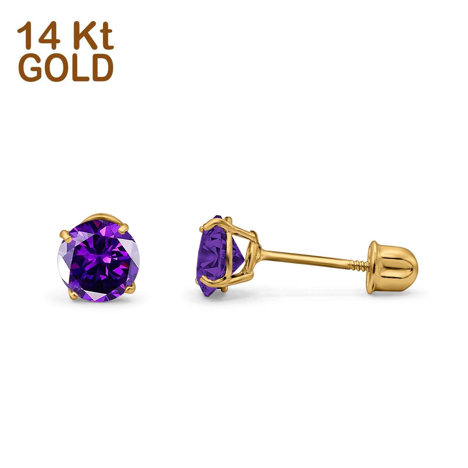 Simulated Amethyst Cubic Zirconia