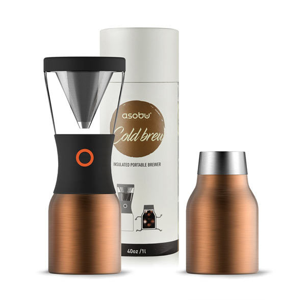 Asobu Cold Brew Coffee Maker - Premium Iced Coffee Maker for Home & Office - Easy to Use & Clean - Perfect for Iced Coffee, Cold Brew Tea & Infused Water