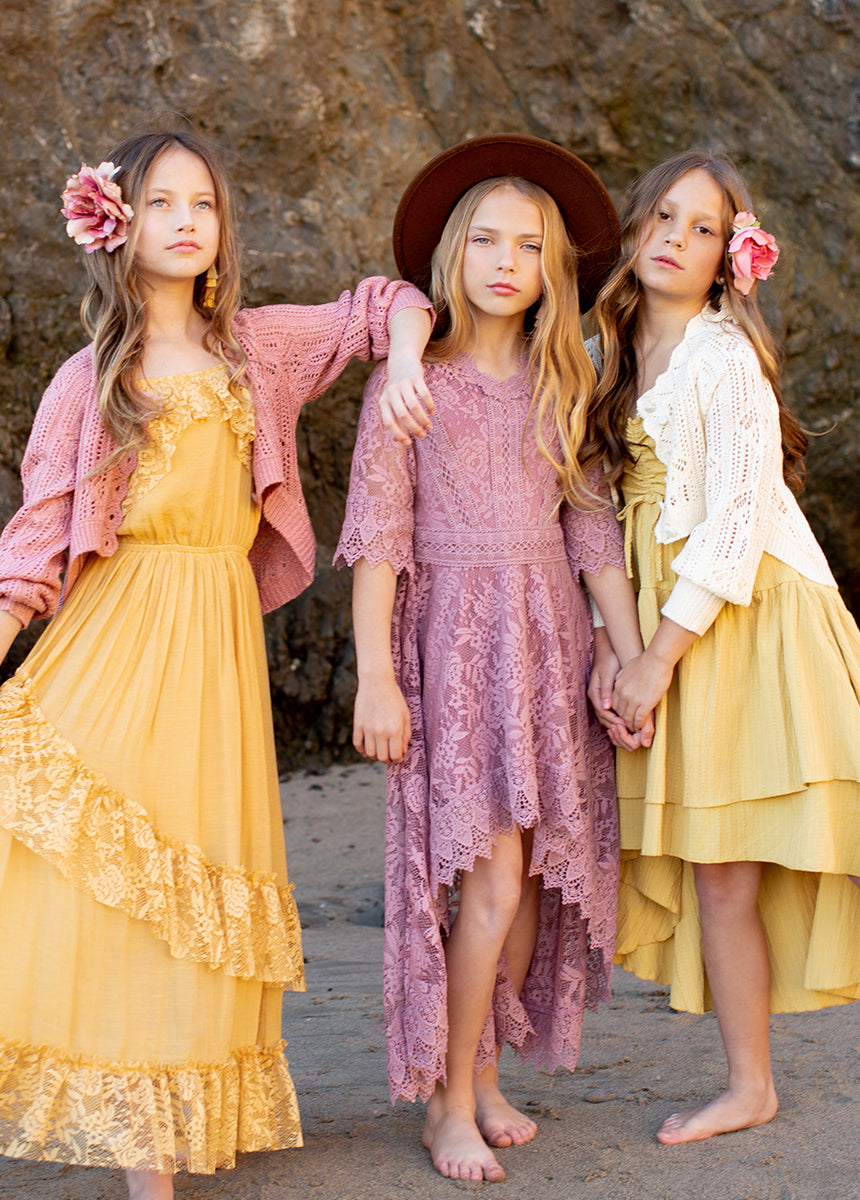 Buttercup Siti Dress - Floral Summer Maxi Dress for Women, Boho Chic Beach Wedding Guest Dress, Perfect for Vacations & Outdoor Parties