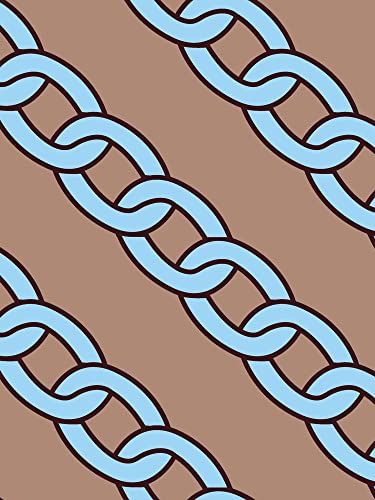 Sky Light Blue & Brown
