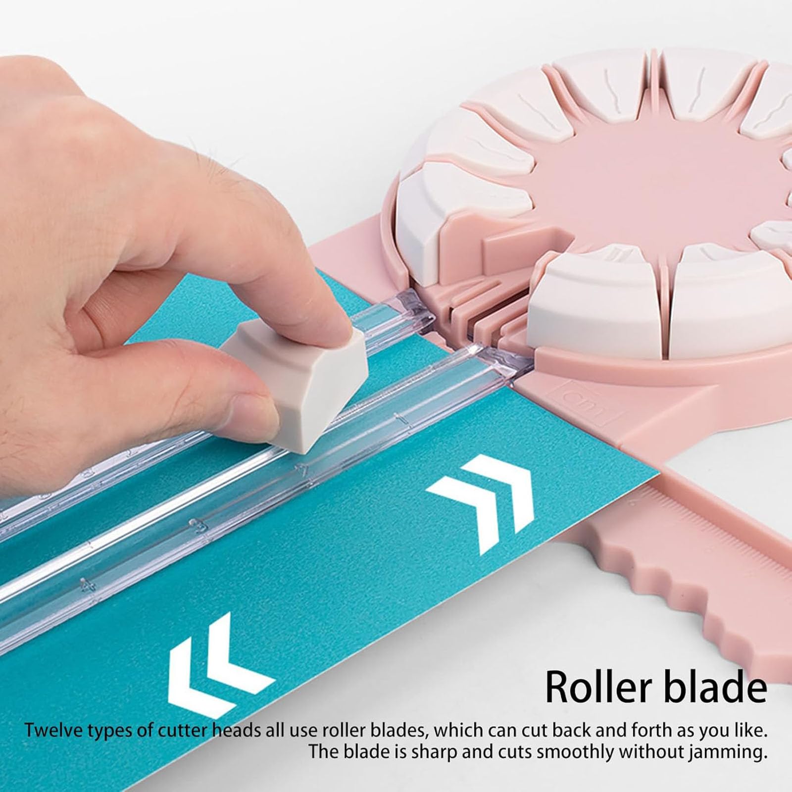 12-in-1 Multifunctional Paper Edge Cutter & Trimmer with Measurements - Perfect for Scrapbooking, Photo Albums, Card Making, DIY Crafts and Home Decoration Projects