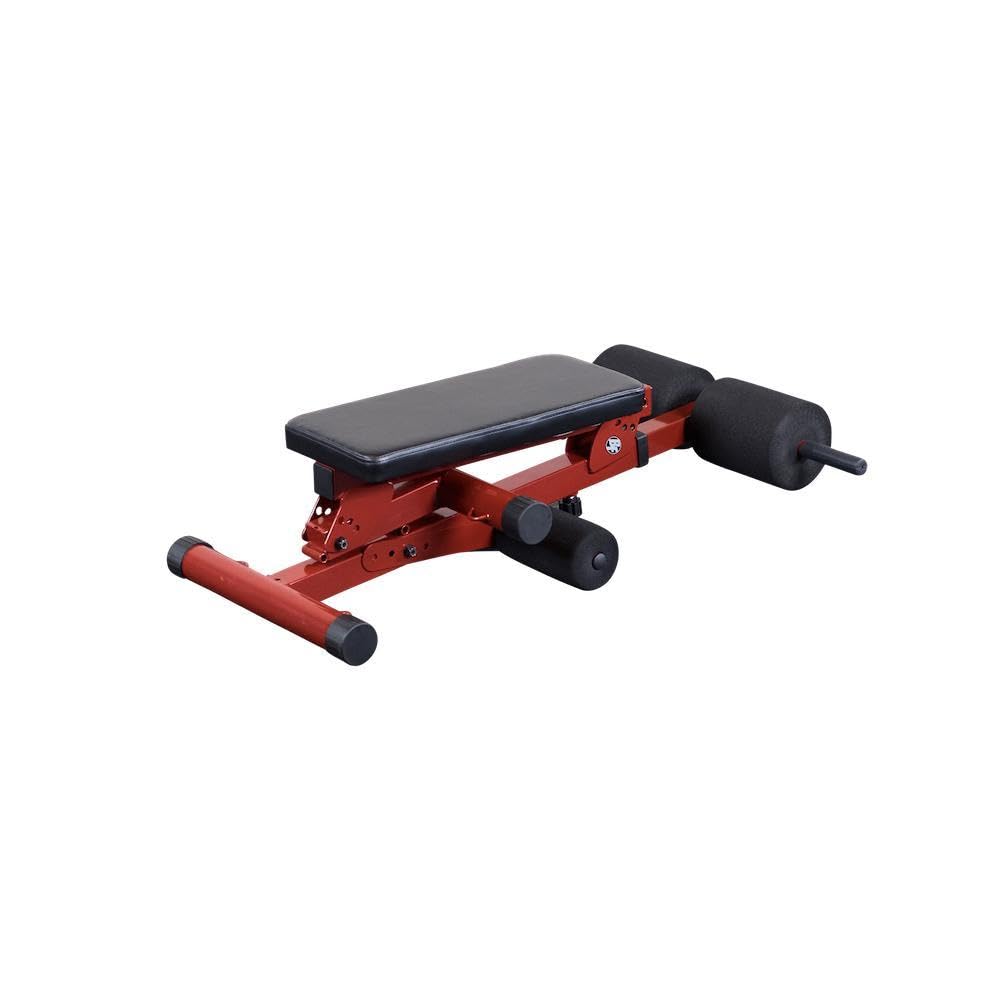 Best Fitness Hyperextension Bench (BFHYP10) - Professional Back Extension Machine for Glutes, Abs & Core Strength Training - Reverse Hyper Workout Equipment for Home Gym & Muscle Building - Perfect for CrossFit, Weight Loss & Physical Therapy