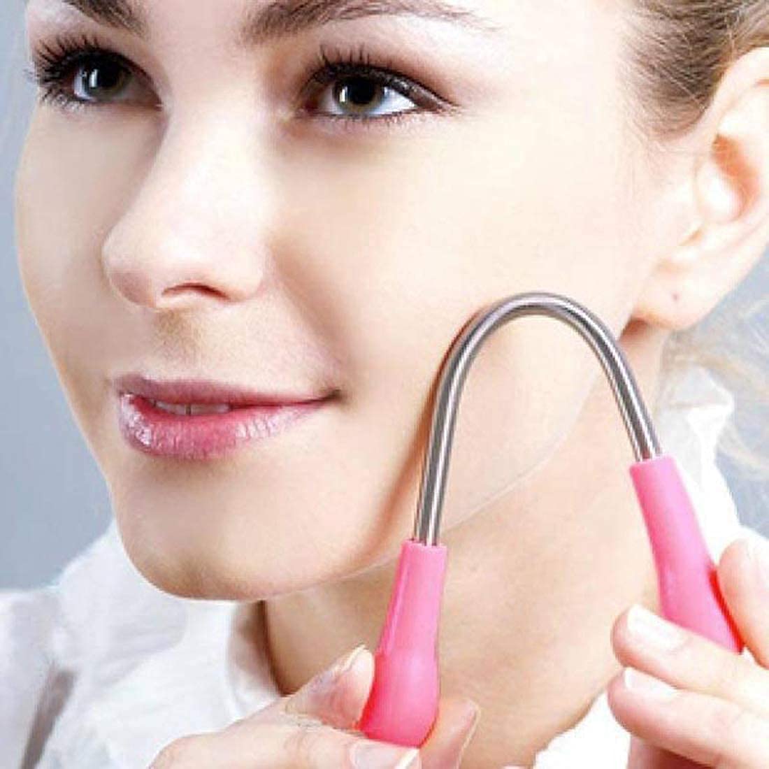 Kienlix Women's Manual Epilator - Facial & Body Hair Remover Stick for Smooth Skin | Beauty Tool for Eyebrows, Upper Lip, Legs & Bikini Line | Pack of 2 | Perfect for Travel & Home Use