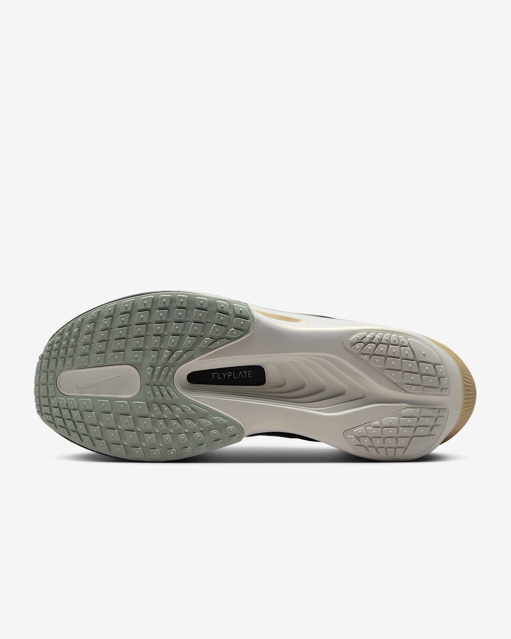 Nike Zoom Fly 6 Running Shoes for Men - Medium Ash/MTLC Gold Grain - D Width - Lightweight Cushioned Road Running & Training Shoes for Marathon, Jogging, and Gym Workouts