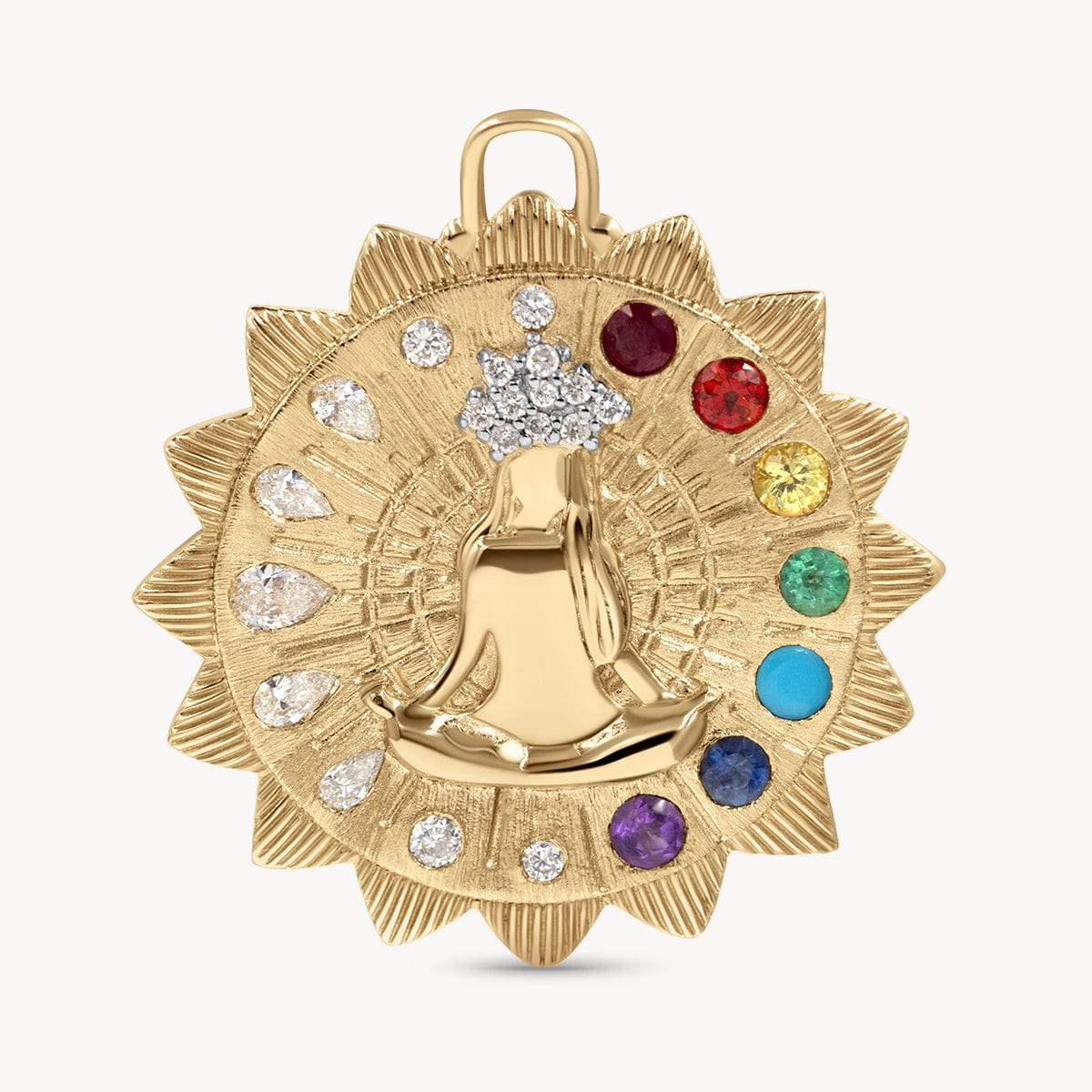 Double Sided Spiritual Woman Mandala Pendant Necklace - Sacred Feminine Jewelry for Meditation & Yoga - Perfect for Spiritual Healing, Chakra Balancing & Mindful Gifts