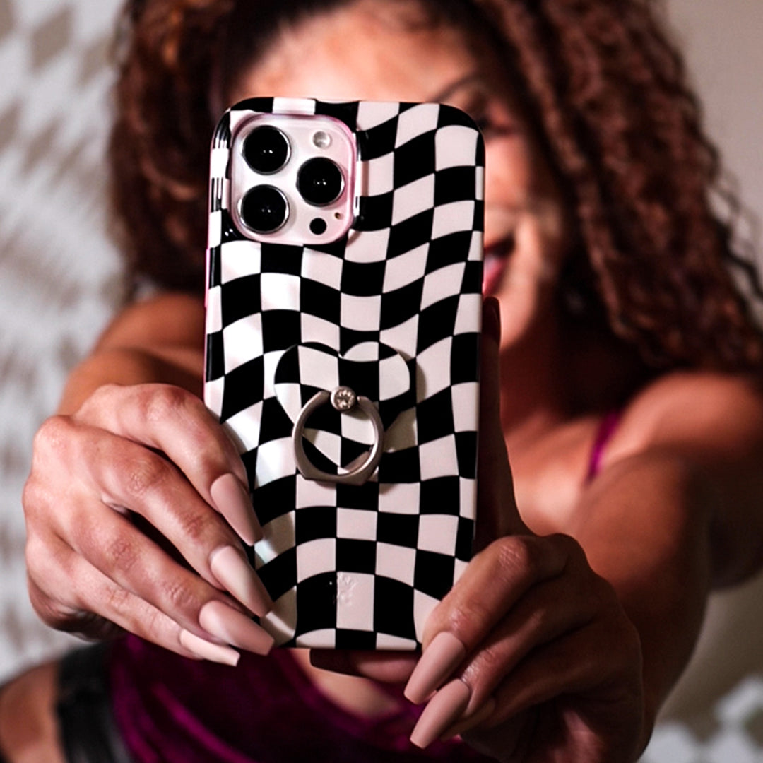 Vibe Check iPhone Case - Trendy Protective Cover for iPhone 12/13/14/15 - Durable Shockproof & Slim Design - Perfect for Everyday Use, Travel & Outdoor Activities