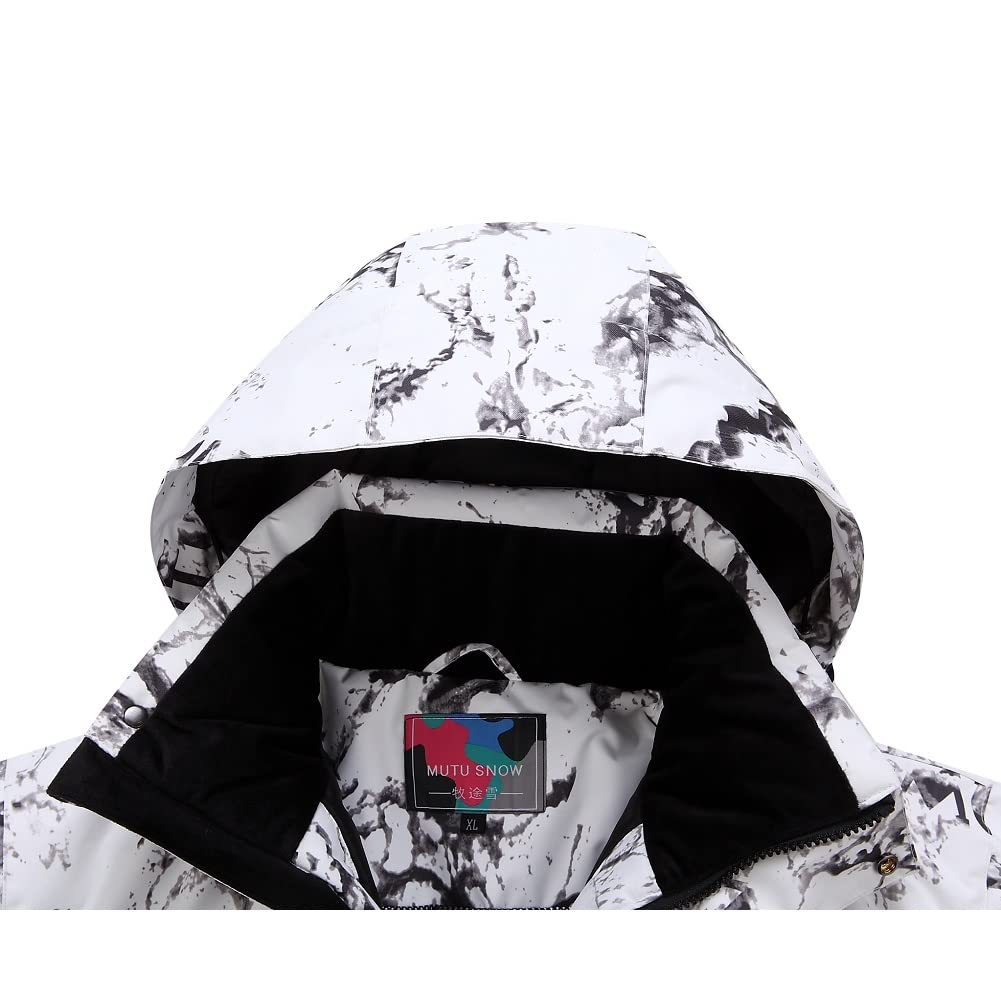 **Men's Waterproof Ski Jacket & Pants Set - Windproof Winter Snowsuit with Hood for Skiing & Snowboarding - Perfect for Cold Weather & Outdoor Adventures**