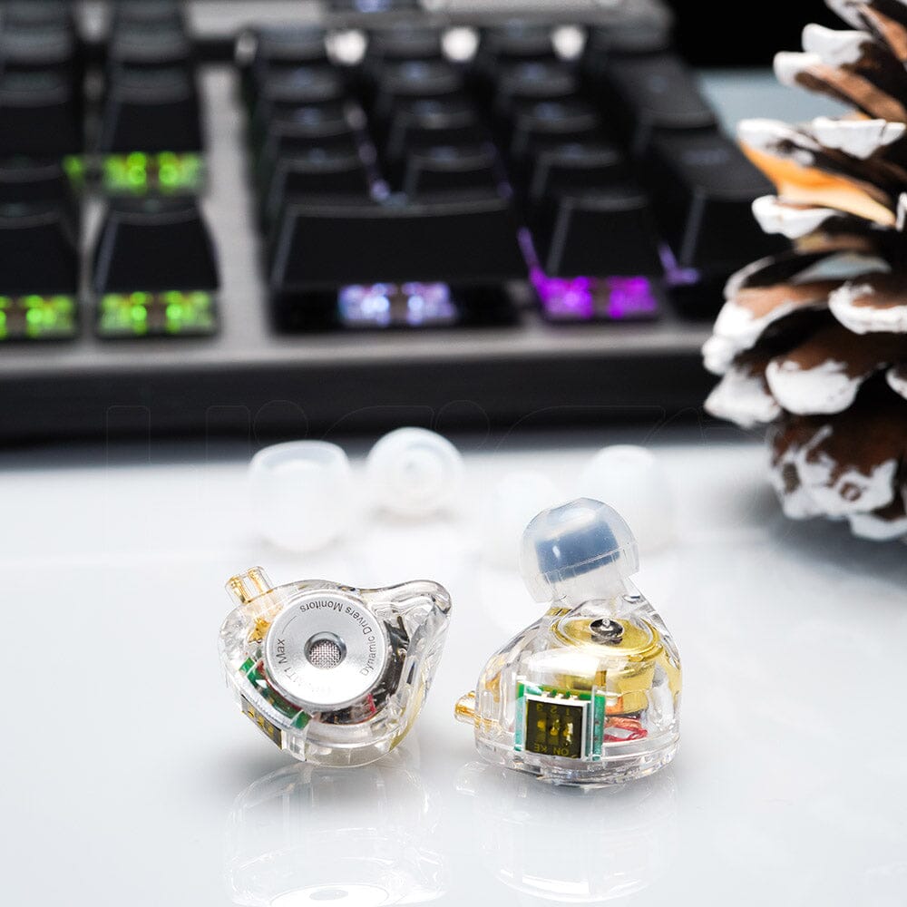 TRN MT1 MAX 10mm Dual Magnet Dynamic Driver HiFi Earphones - Perfect for Audiophiles, Gaming & Music Listening