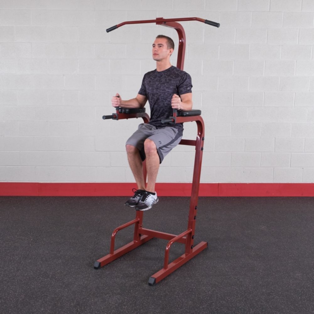 Best Fitness Vertical Knee Raise Dip Pull Up Station BFVK10 - Home Gym Equipment for Strength Training & Bodyweight Exercises - Perfect for Home Workouts, CrossFit & Calisthenics