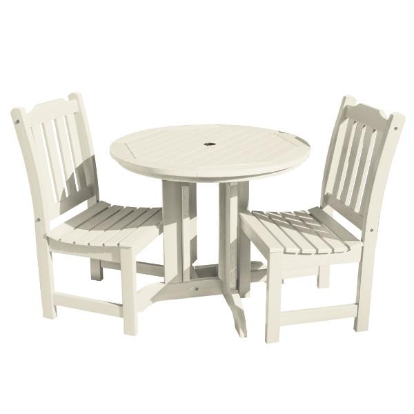 Lehigh Collection 3-Piece Round Outdoor Patio Dining Set - Perfect for Backyard, Garden & Poolside Entertaining
