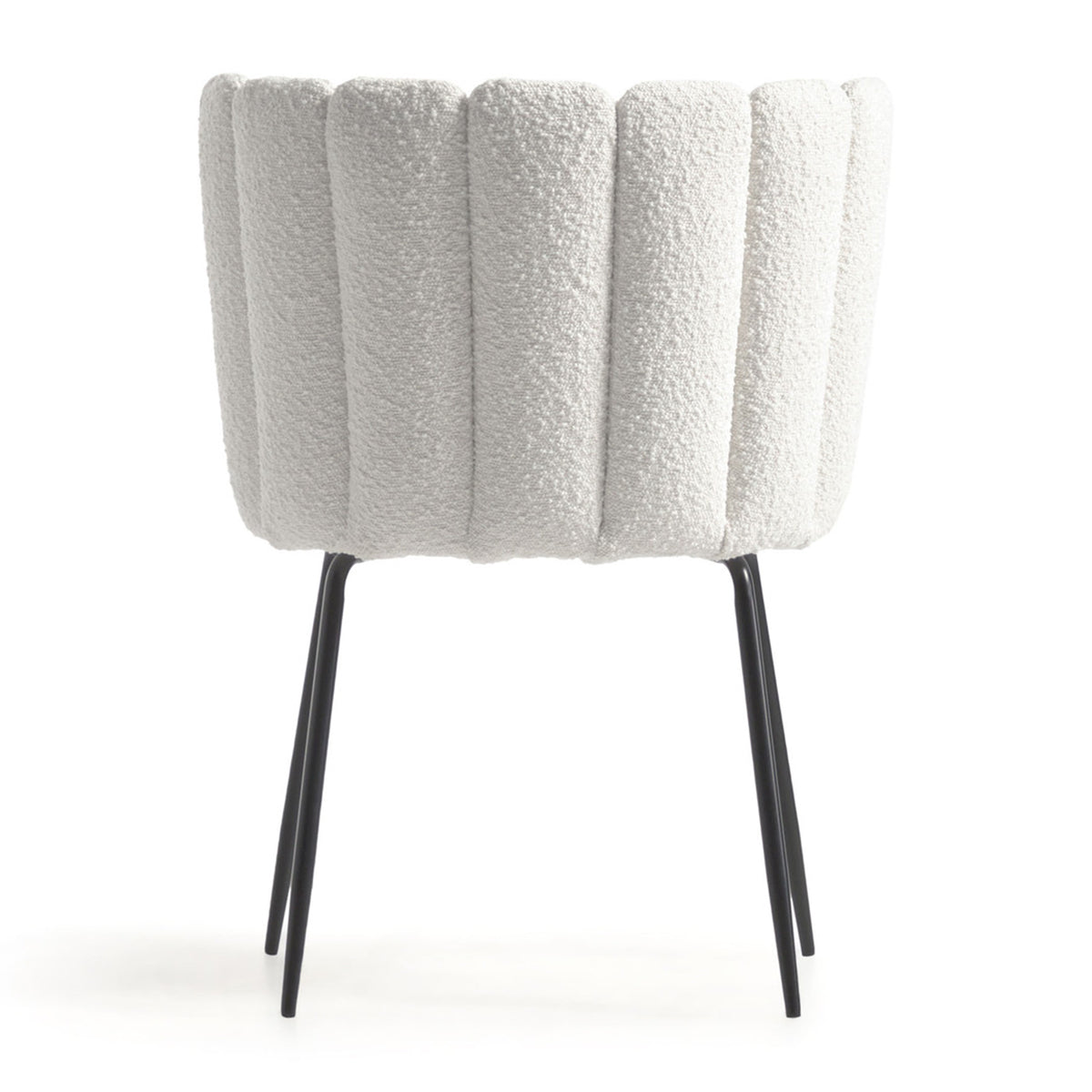 Aniela Boucle Dining Chair - Modern Upholstered Accent Chair for Kitchen, Dining Room & Office - Comfortable & Stylish Seating Solution