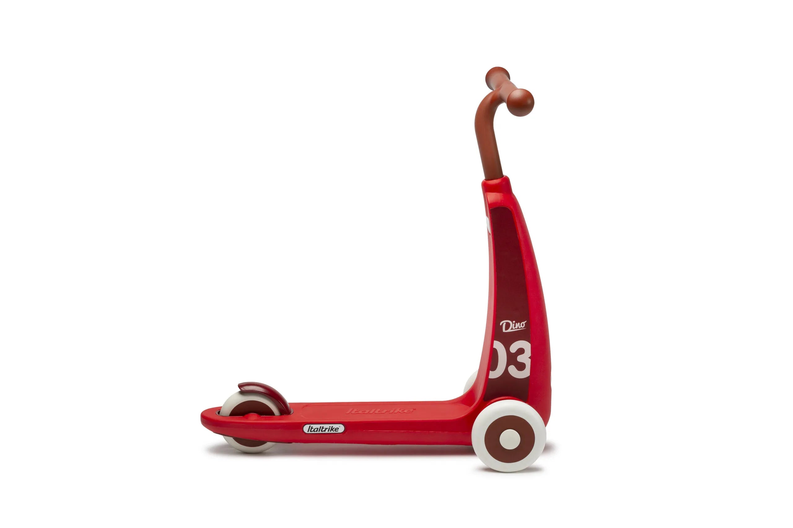 Italtrike Mini Eolo Dino Scooter - 3 Wheel Kids Scooter for Ages 2-5 | Dinosaur Design, Adjustable Handlebar | Perfect for Outdoor Play, Backyard Fun & Preschool Riding