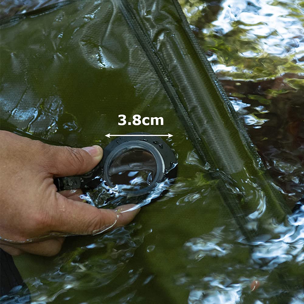 5 Gallon Solar Shower Bag - Portable 20L Camping Shower with Temperature Gauge | Outdoor Shower for Camping, Hiking, Beach & Emergency Use | Black Water Heater Bag for RV, Car Camping & Survival Gear