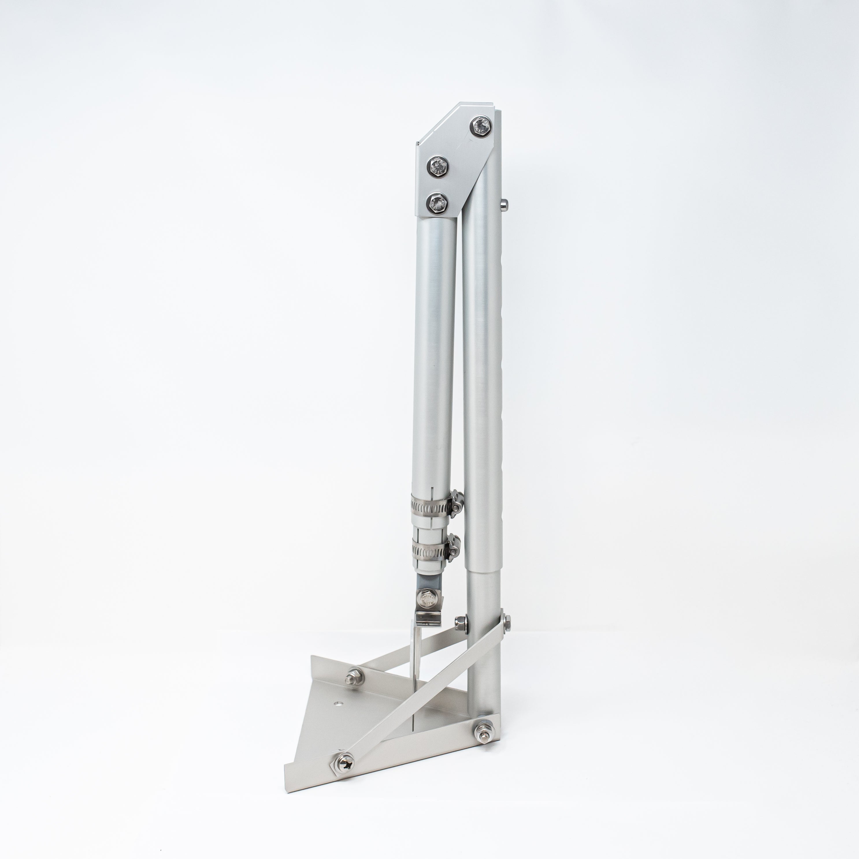 Stainless Steel Floor Mount Bracket for Ultrasonic Sensors - Secure & Durable Installation for Industrial Automation & Robotics