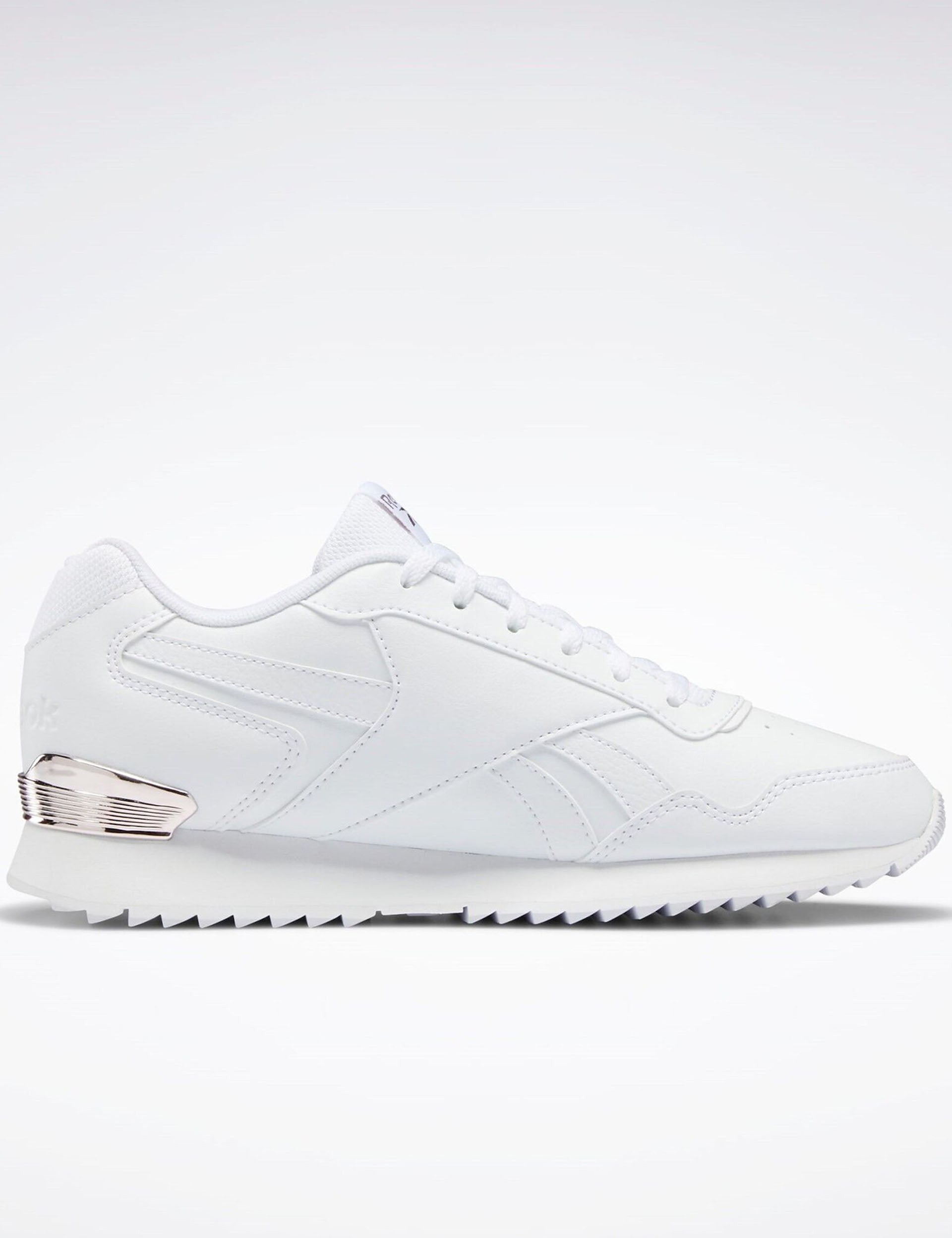 Reebok Glide Ripple Clip Running Shoes for Women - Cloud White & Rose Gold | Lightweight Comfort for Jogging, Gym Workouts & Casual Wear