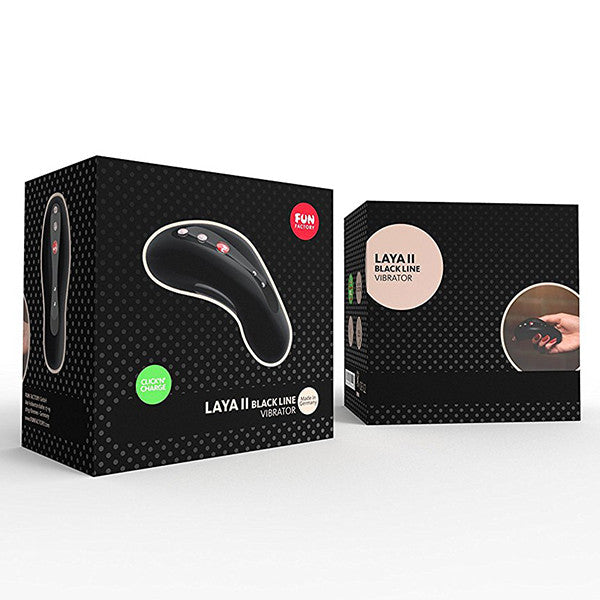 Fun Factory Laya II - Rechargeable Vibrating Massager for Women, Waterproof G-Spot & Clitoral Stimulator - Perfect for Couples Play & Solo Relaxation