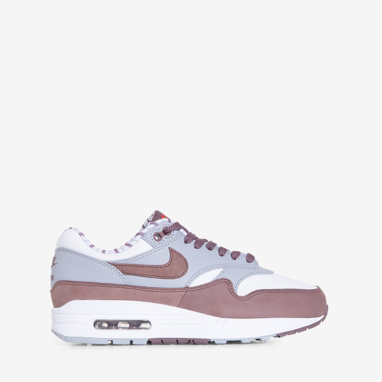 Nike Air Max 1 PRM 'Shima Shima' Running Shoes - Summit White/Plum Eclipse/Wolf Grey - Comfortable Sneakers for Men & Women | Perfect for Jogging, Gym Workouts & Casual Wear