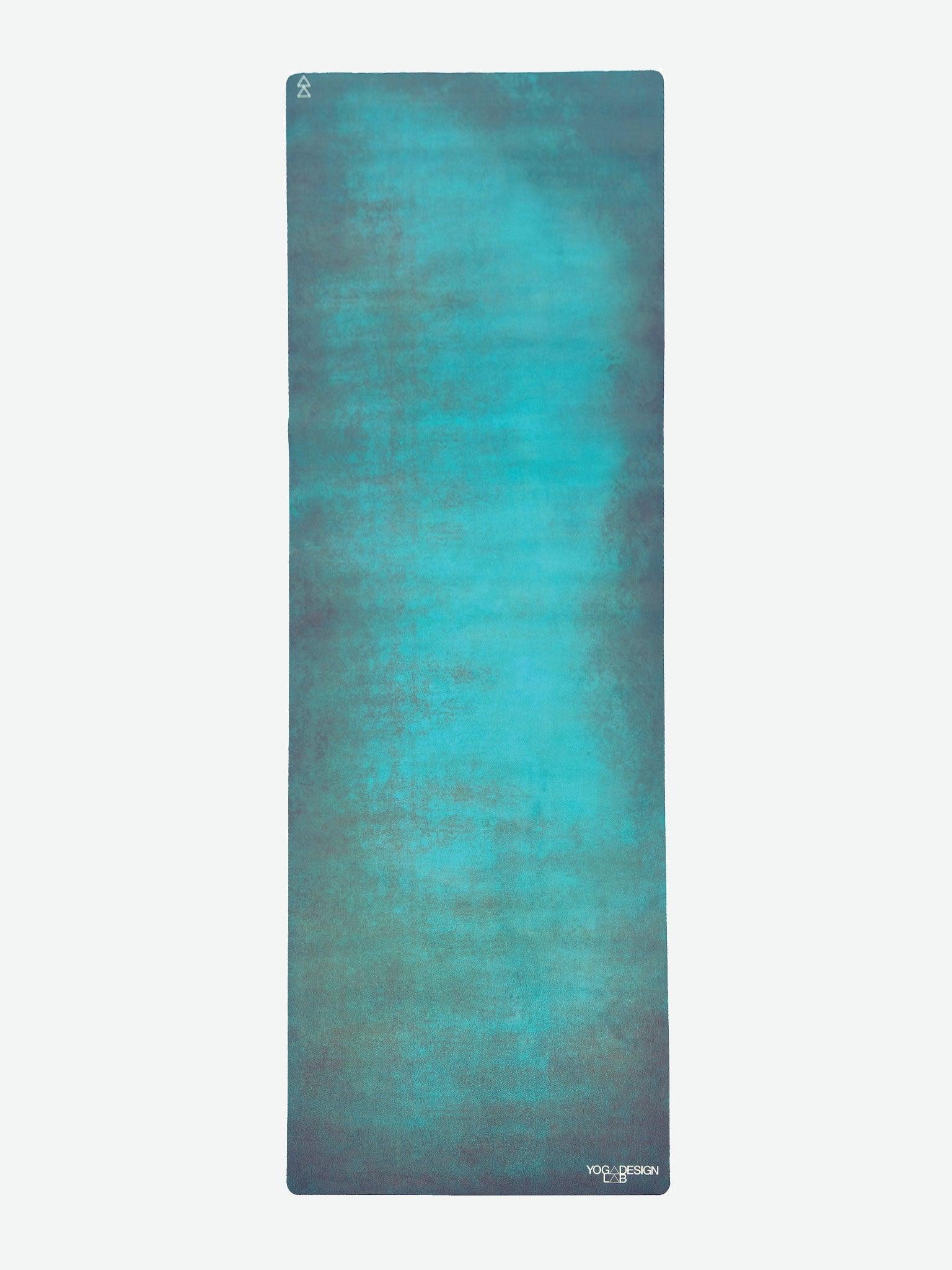 Eco-Friendly Yoga Design Lab Travel Mat 1.5mm - Ultra Lightweight & Non-Slip - Perfect for Yoga, Pilates & Travel - Aegean Green