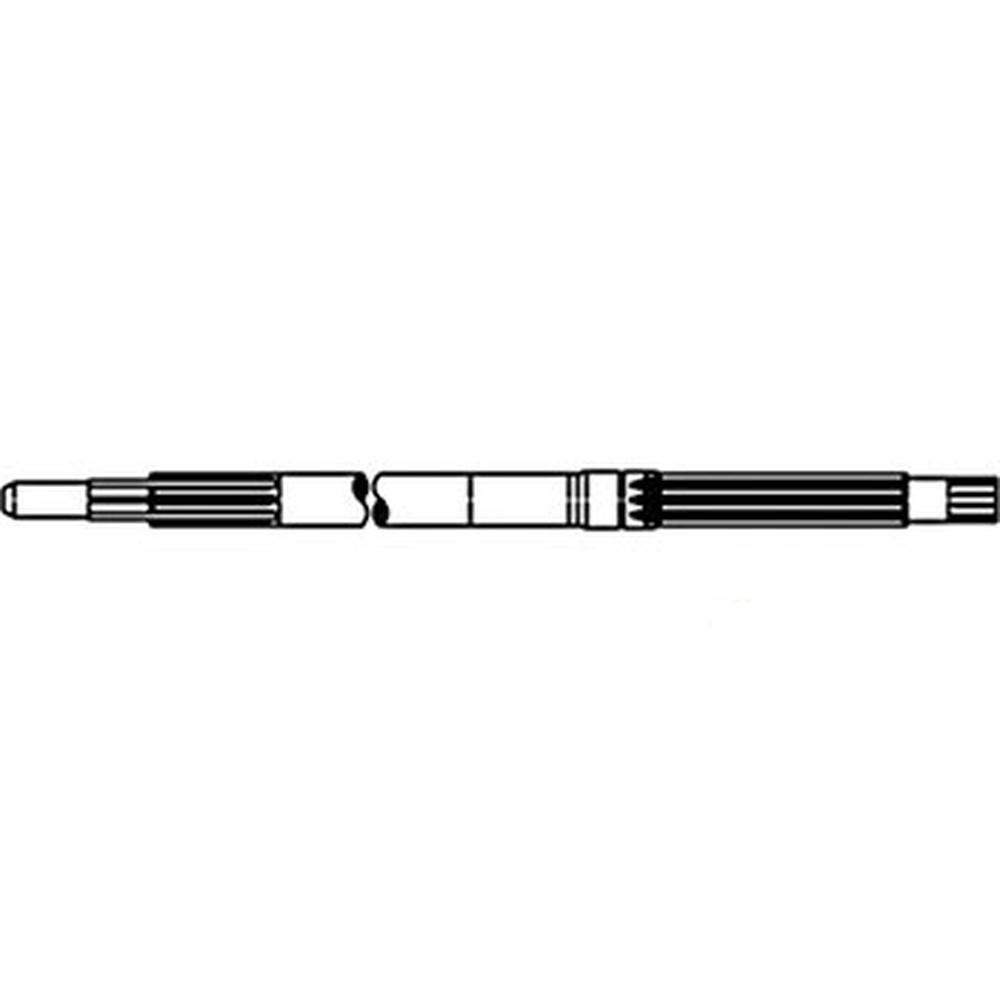 RAParts 351534R21 Transmission Clutch Drive Shaft Compatible with Case-IH Tractor Models & Cub - Heavy Duty Replacement Part for Farm Equipment Maintenance & Repair