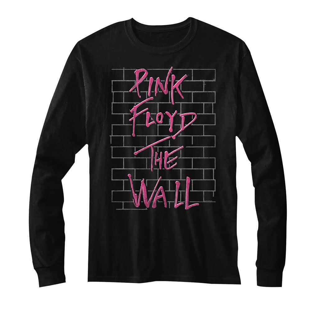 Pink Floyd The Wall Black Long Sleeve T-Shirt for Men & Women - Vintage Rock Band Graphic Tee for Concerts, Casual Wear & Music Fans