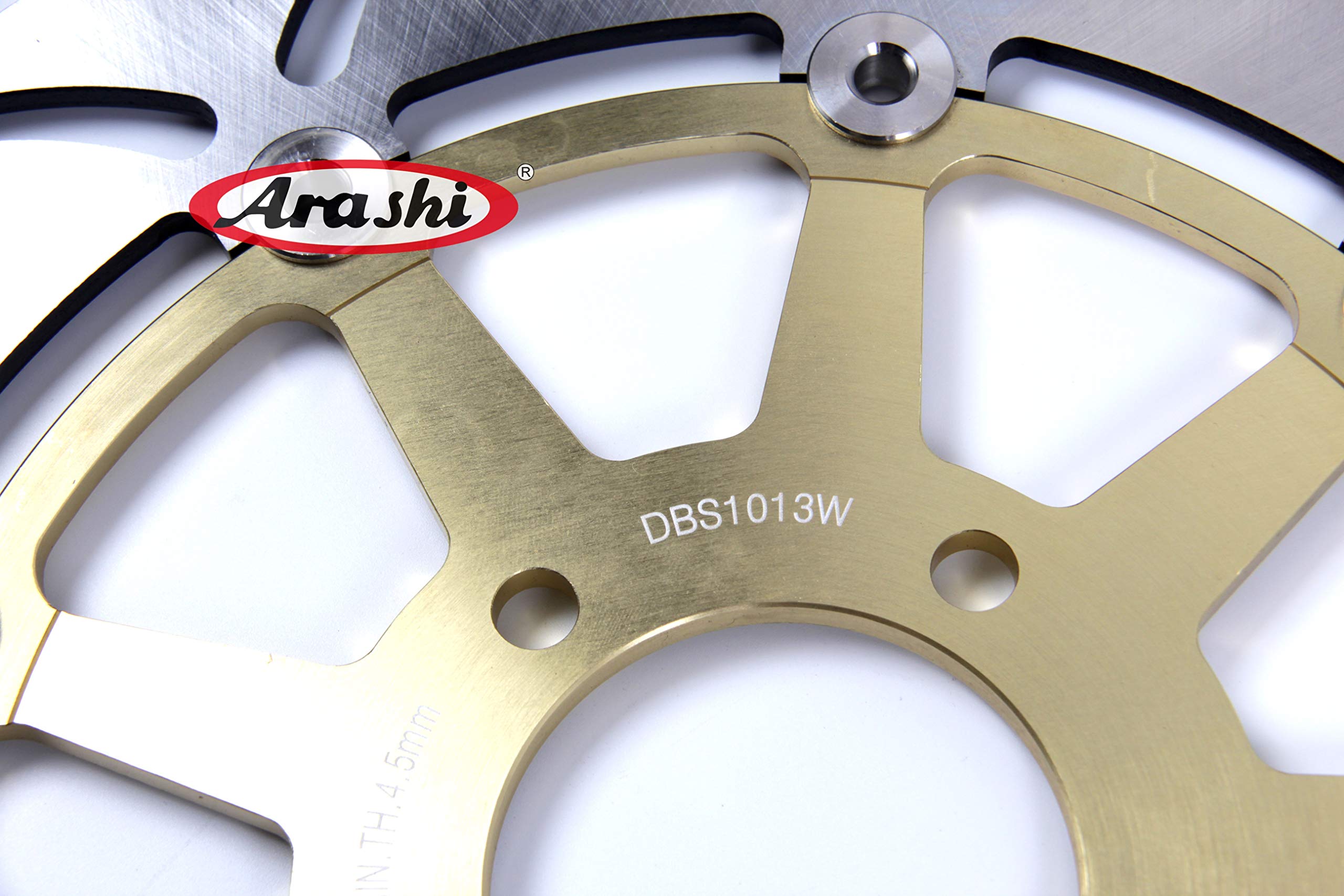 Suzuki GSXR 1000 2001-2002 K1 K2 Front & Rear Brake Disc Rotors - Gold Motorcycle Replacement Parts for GSX-R1000 | High-Performance Braking for Street & Track Racing