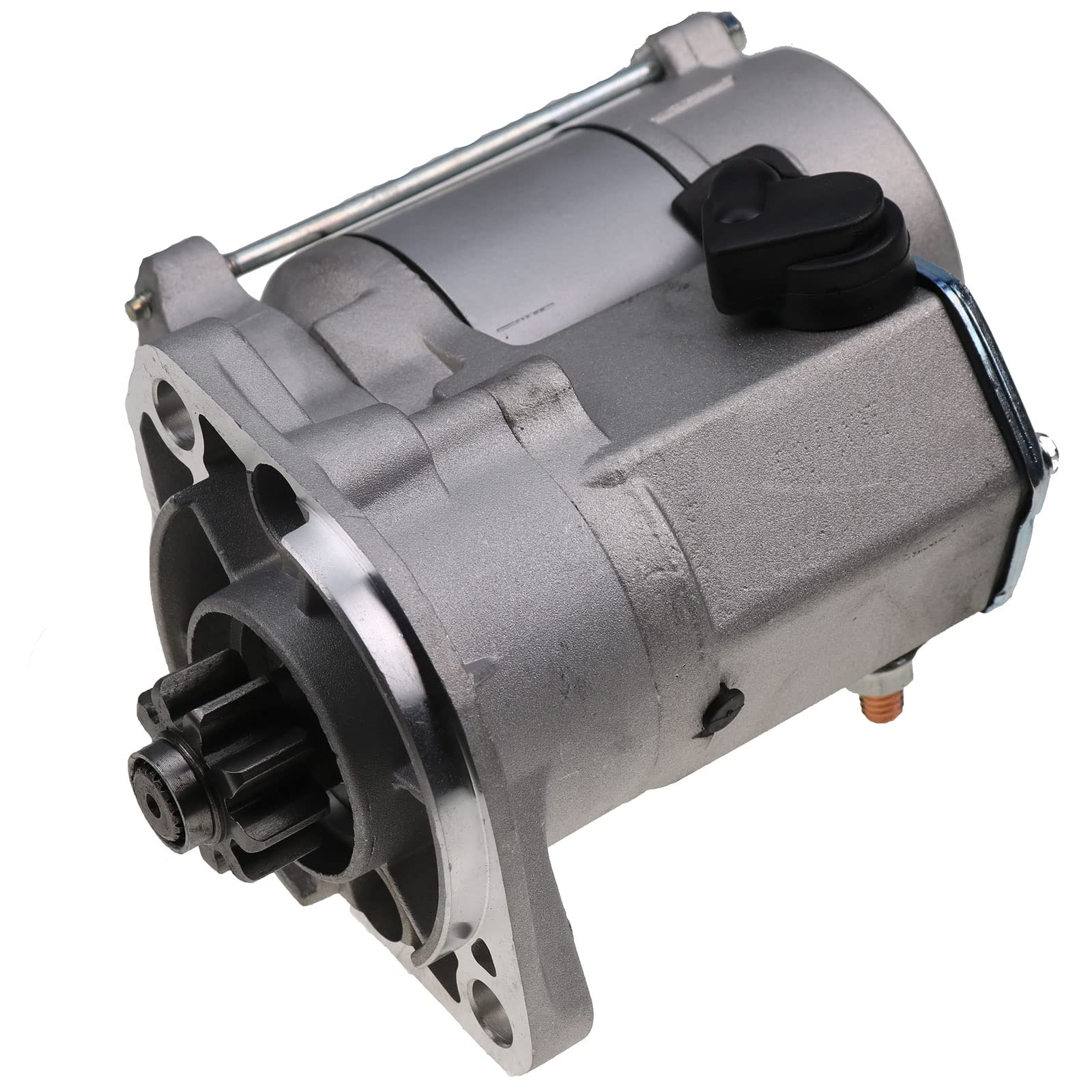 HOLDWELL Starter Motor 15461-63010 15401-63012 Compatible with Kubota R420S R410 R410B R420 L295DT L2850DT L3250DT L2550T-GST L2250DT - Replacement Part for Tractor, Excavator & Heavy Equipment