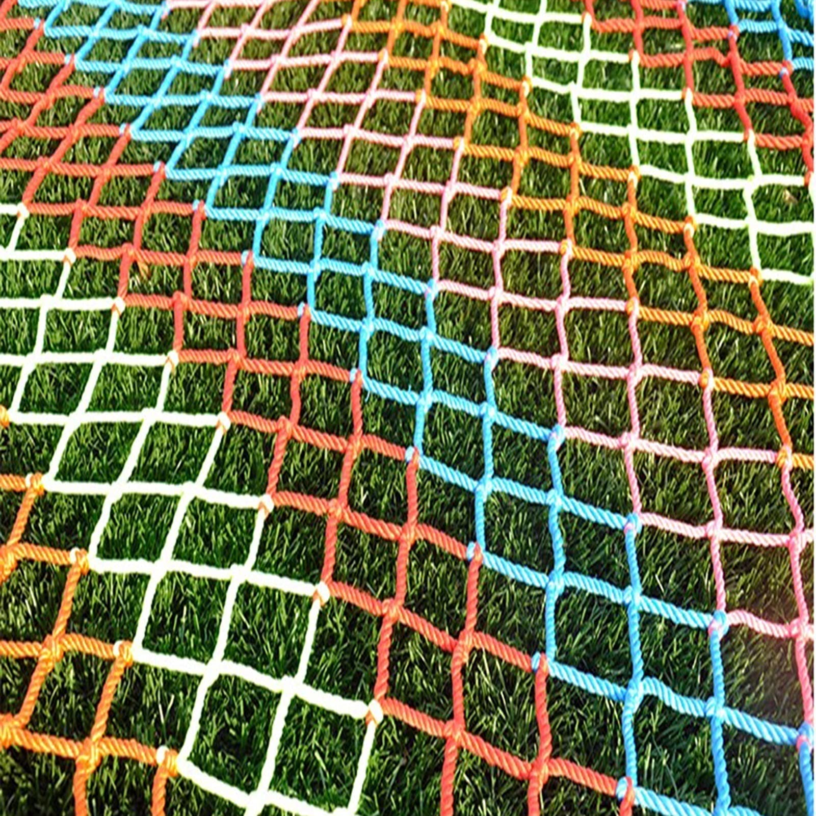 Nylon Rope Safety Net for Stairs, Balcony, and Playground - 8mm Rope, 1x10m (3x33ft) - Childproof Anti-Falling Mesh for Home, Kindergarten & Outdoor Decor - Perfect for Baby Gates, Treehouse Safety, and Pet Protection