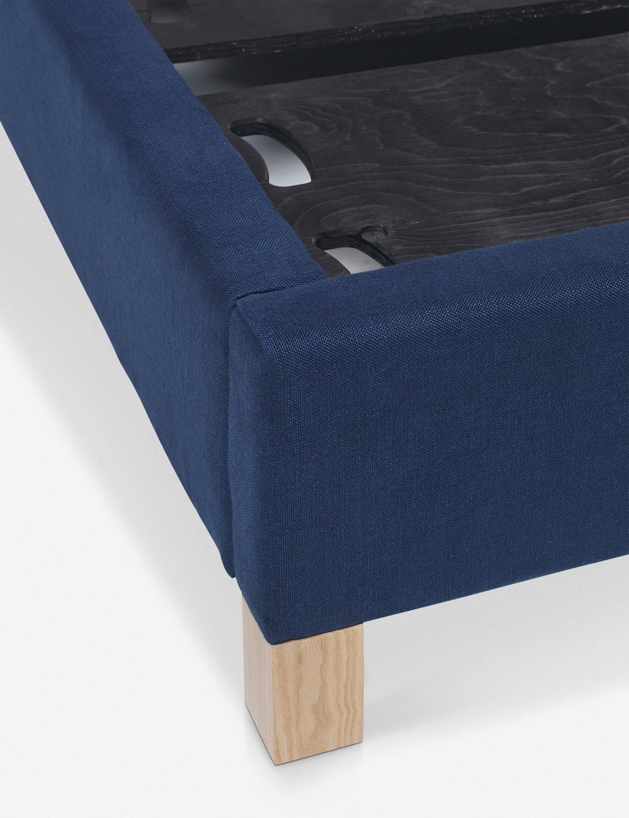 Ambleside Bed by Ginny Macdonald - Handcrafted Wooden Bed Frame with Upholstered Headboard | Perfect for Master Bedroom, Guest Room & Cozy Bedroom Decor