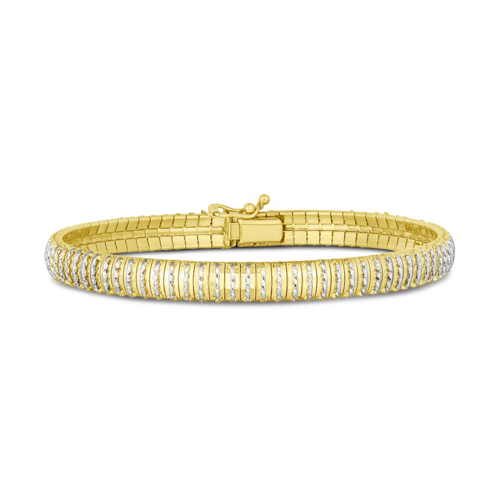 14K Gold Diamond Tennis Bracelet for Women - Elegant & Adjustable Jewelry Gift for Her - Perfect for Weddings, Anniversaries & Special Occasions