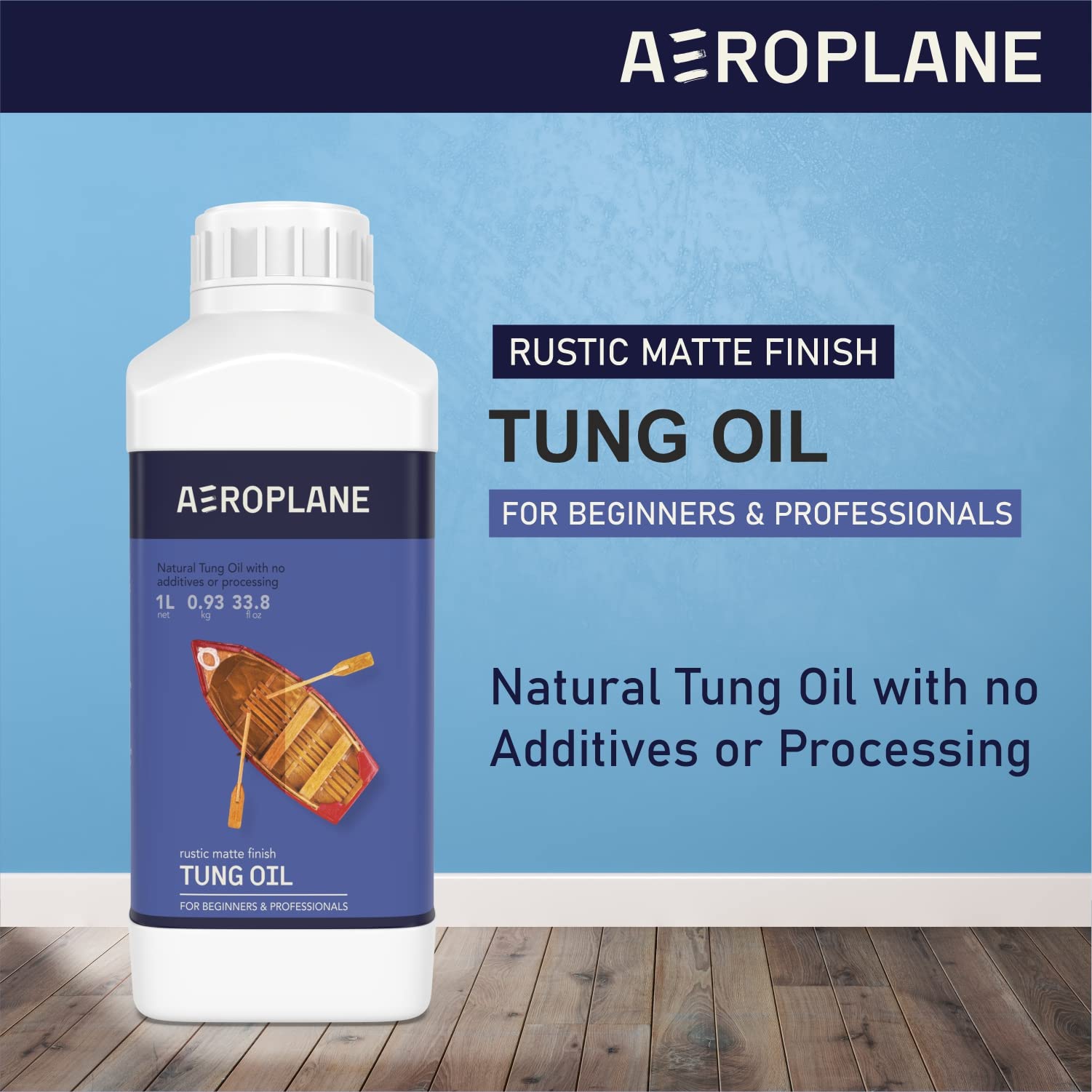 Pure Tung Oil for Wood Finishing & Restoration – 100% Natural, Non-Toxic Wood Polish & Sealer – 100ml – Ideal for Cutting Boards, Furniture & DIY Wood Projects