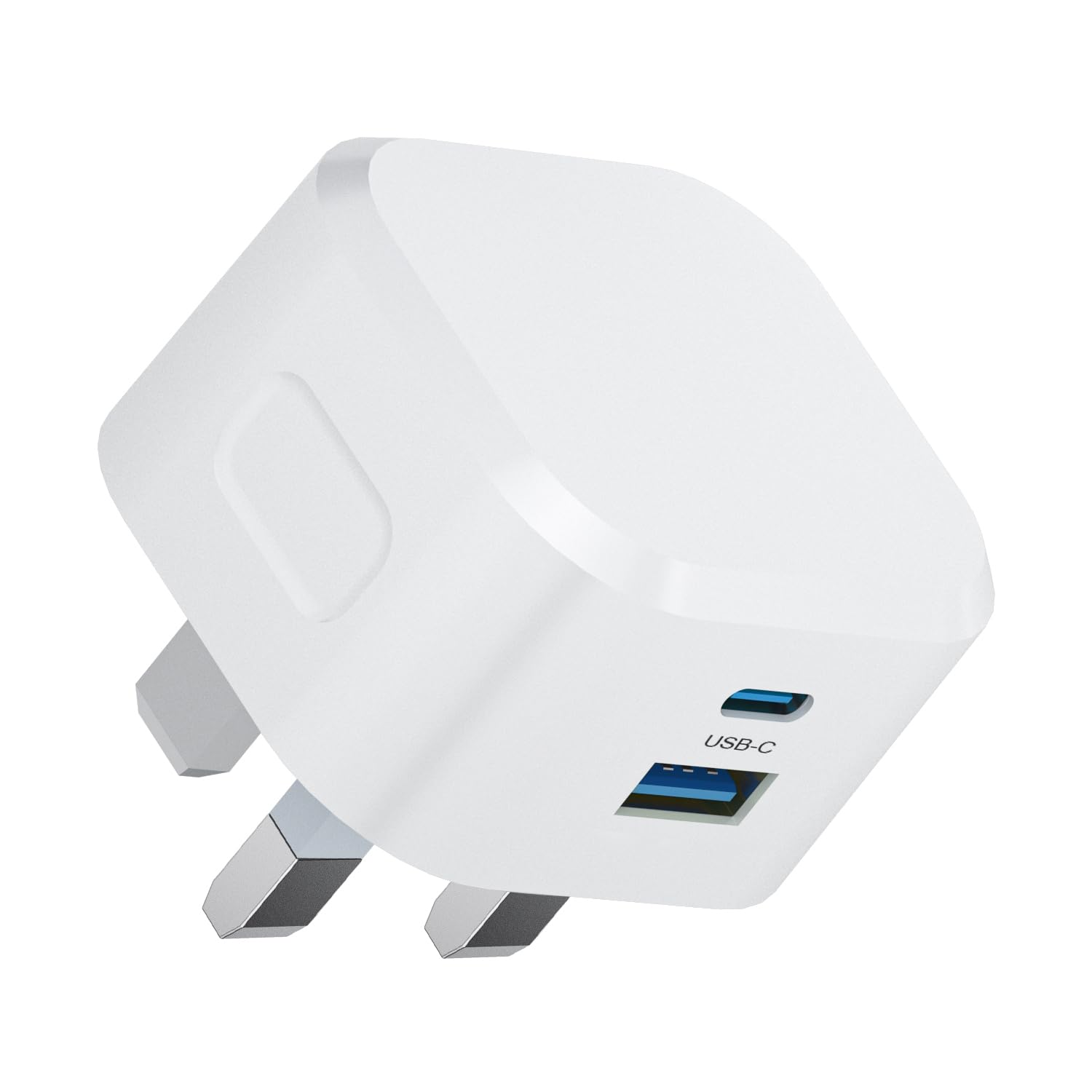 20W USB C Fast Charger Plug for iPhone 16/16 Pro/16 Pro Max/15 Plus/14/13/12/11/XR/XS/SE/8/7/6 - Dual Port Wall Charger with Type C & USB Ports - Compatible with Apple Watch - Perfect for Home, Office & Travel Charging