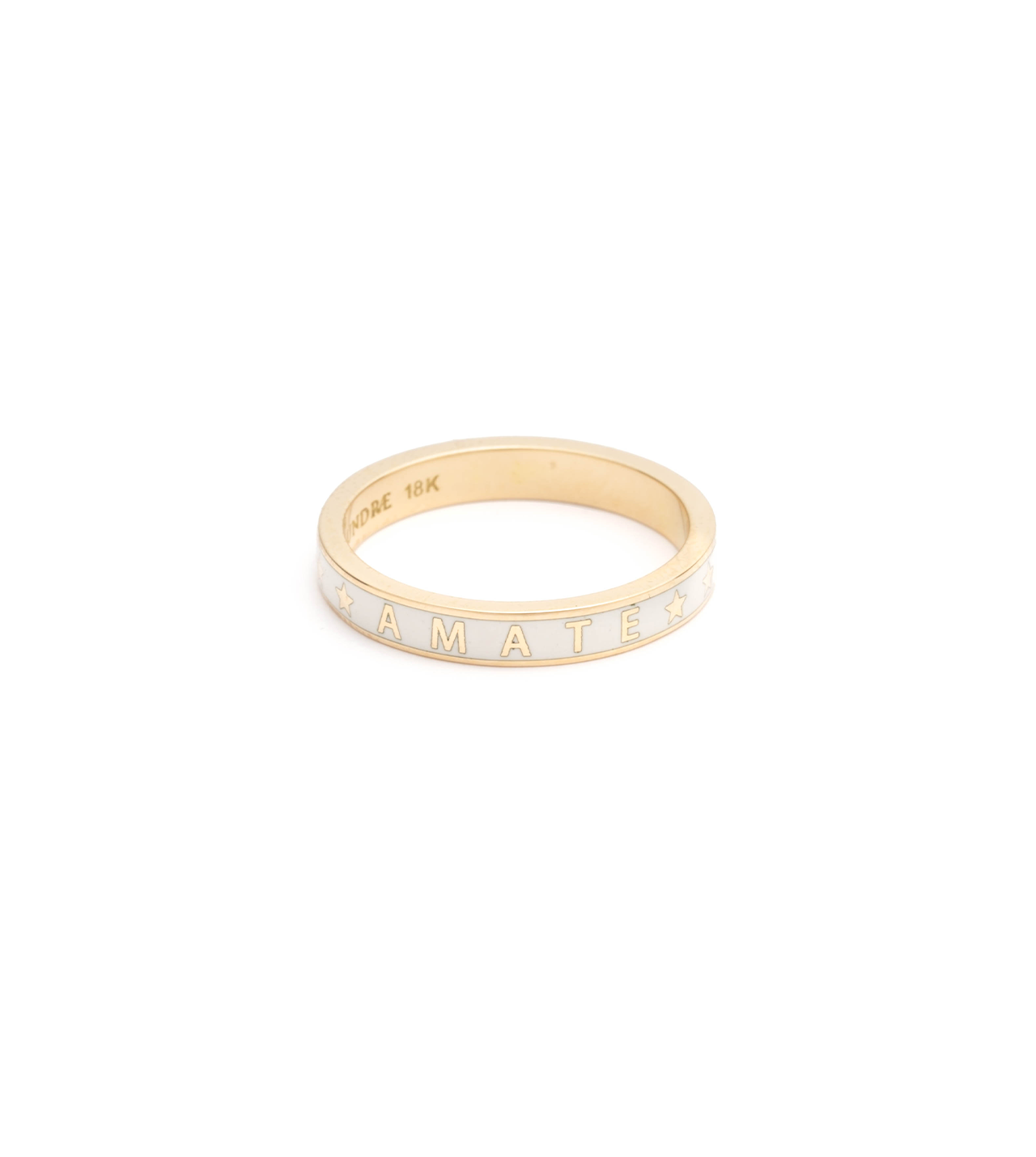 Amate Love: Thin Champlevé Enamel Band Ring - Elegant Stackable Jewelry for Women, Perfect for Everyday Wear, Gifts & Special Occasions