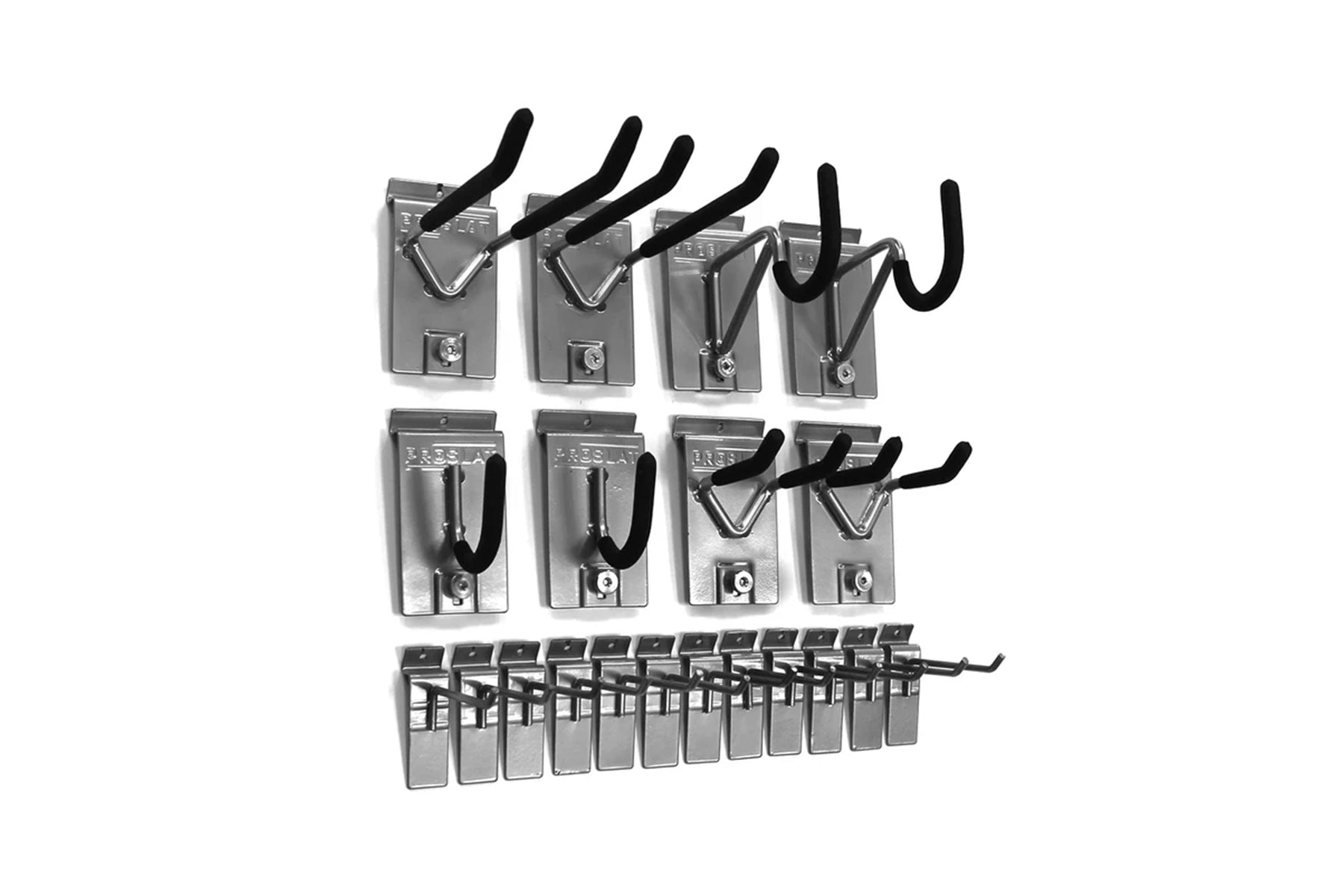 Proslat Hook Kit - 20 Piece Heavy Duty Wall Hooks for Garage, Workshop & Home Organization - Perfect for Hanging Tools, Bikes & Storage Bins