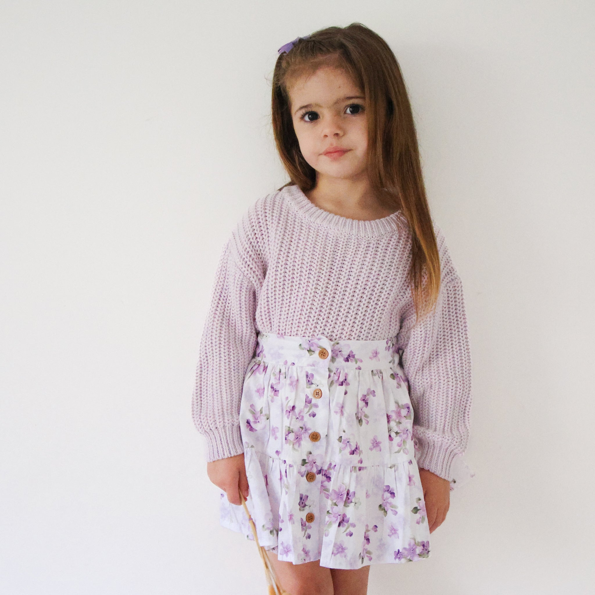 Super Chunky Knit Blanket - Soft Lilac Blossom Throw for Cozy Home Decor, Perfect for Sofa, Bed & Winter Nights