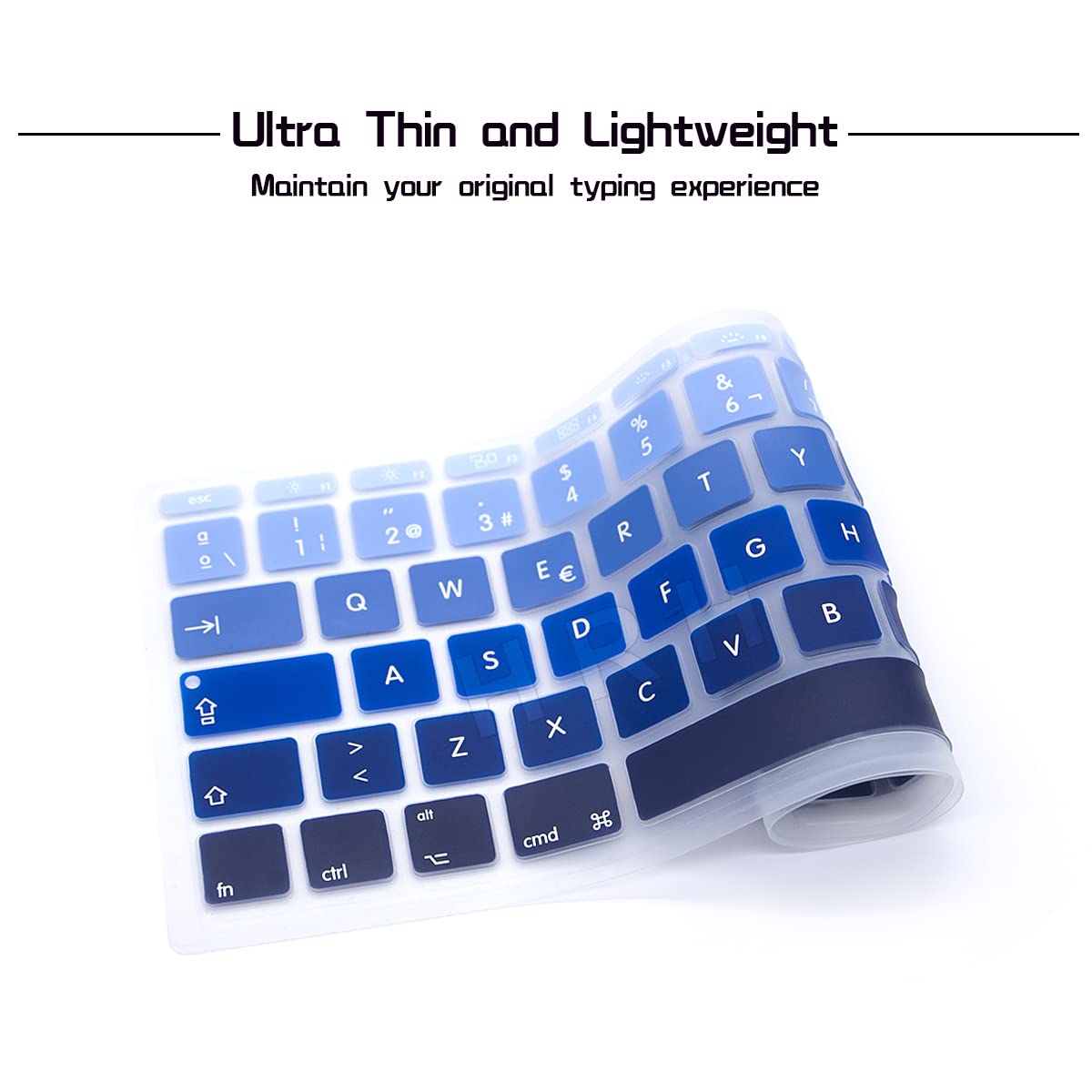 Spanish Language Silicone Keyboard Cover for MacBook Air 11.6