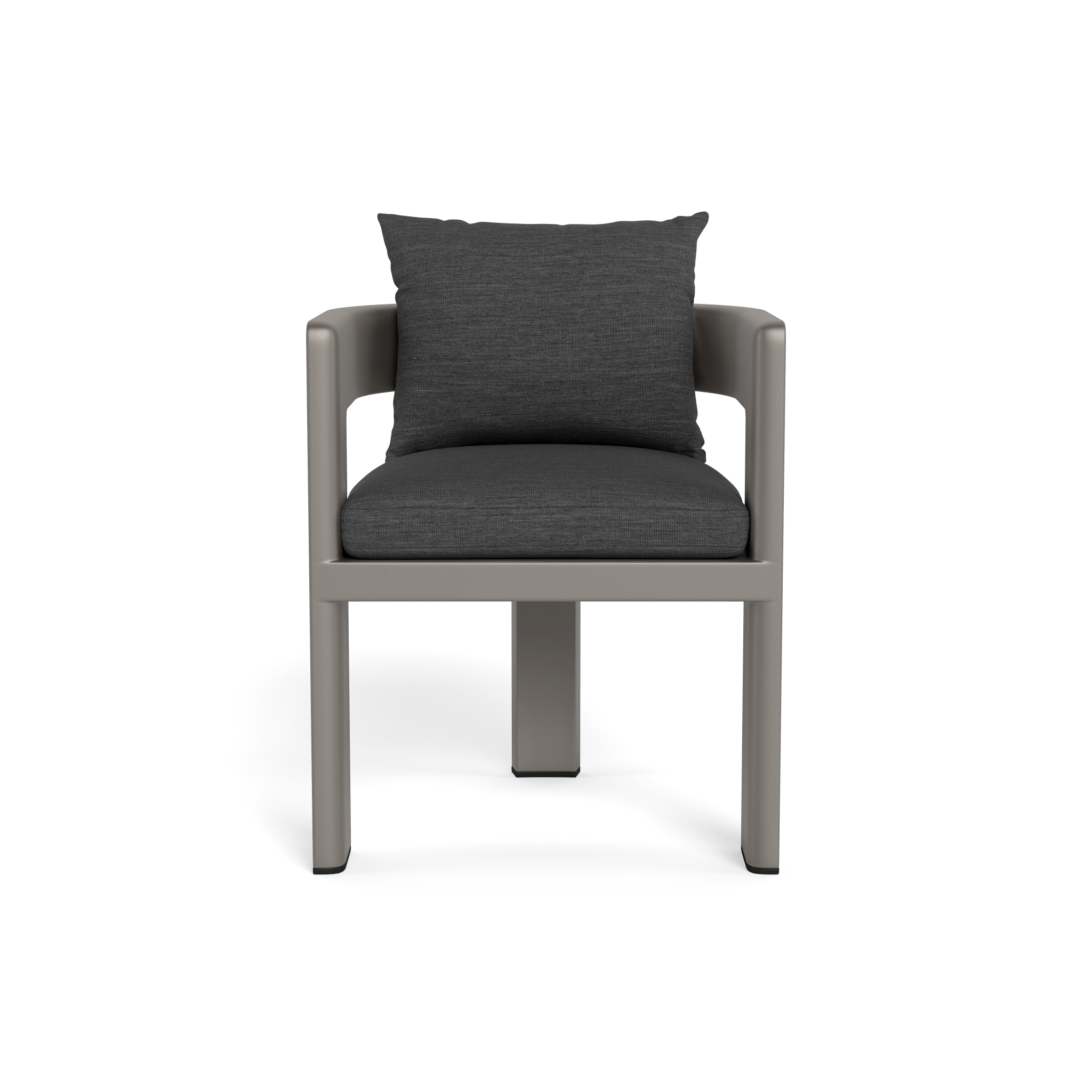 Victoria Aluminum Dining Chair - Modern Outdoor Patio Furniture for Garden, Poolside, and Restaurant Use