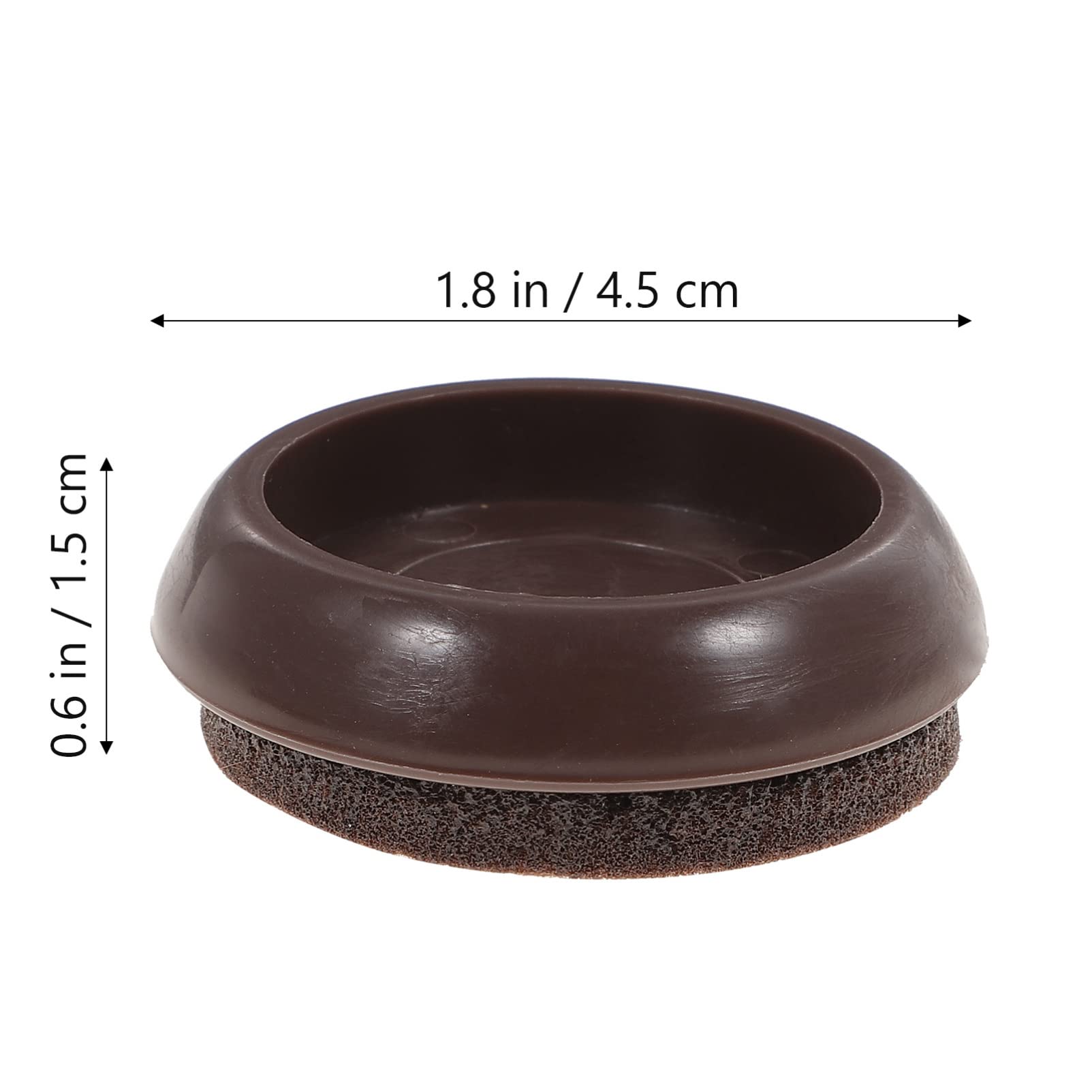 10-Pack Non-Slip Furniture Caster Cups - Heavy Duty Wheel Stoppers for Hardwood Floors, Chair & Sofa Leg Protectors - Perfect for Office Chairs, Rolling Desks & Home Furniture to Prevent Scratches & Damage