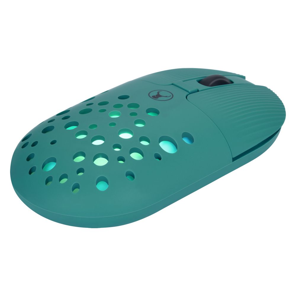 Bonelk Wireless RGB Gaming Mouse with 4D Buttons, 1200DPI, USB-C Rechargeable, Ergonomic Design for PC & Laptop - Perfect for FPS, MOBA Games & Office Work