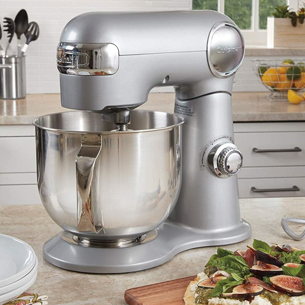 Cuisinart Precision Master 5.5 Qt (5.2L) Stand Mixer - Heavy Duty Kitchen Mixer with 500W Motor for Baking, Dough Kneading & Cake Mixing - Perfect for Home Bakers & Professional Chefs