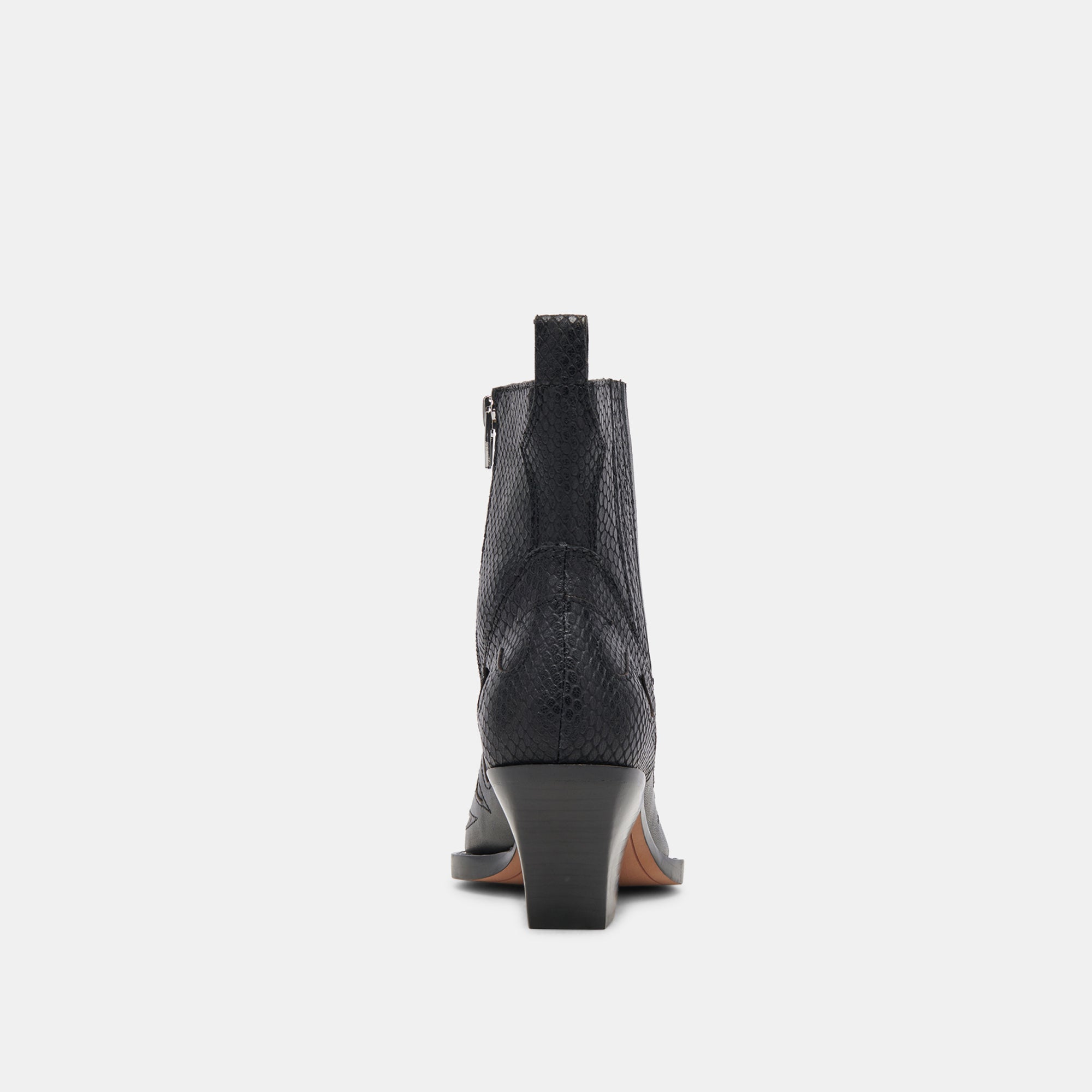 RAMSON Women's Black Leather Booties - Stylish Ankle Boots for Casual Outfits & Winter Fashion