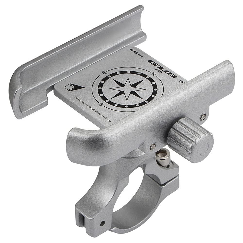 360° Rotating Adjustable Anti-Slip Aluminum Bike Phone Mount - Universal Handlebar Phone Holder for Cycling, Motorcycle & Outdoor Sports - Perfect for GPS Navigation & Adventure Riding