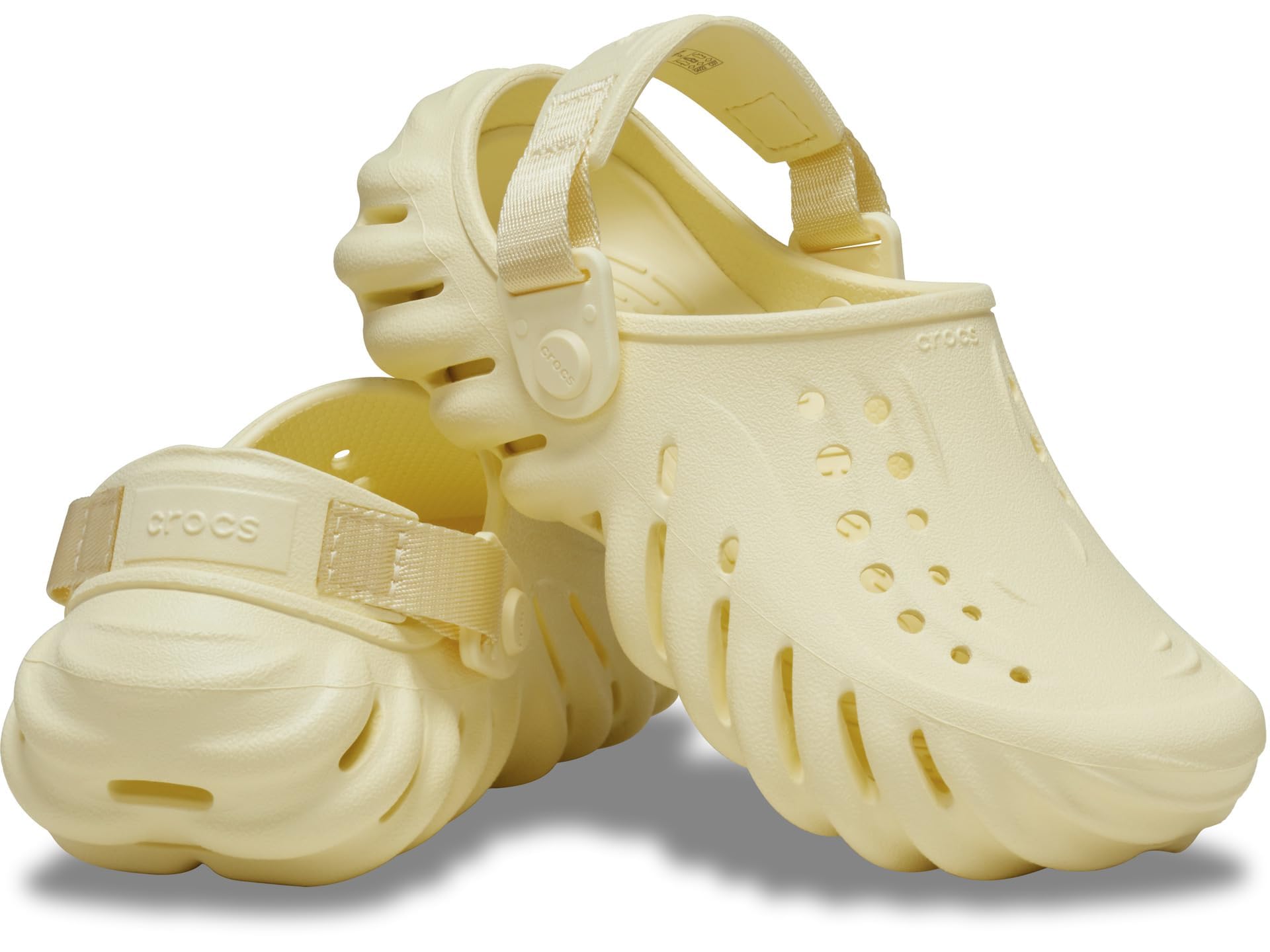 Crocs Kids' Echo Clog - Lightweight & Comfortable Water Shoes for Boys & Girls - Perfect for Beach, Pool, and Outdoor Play