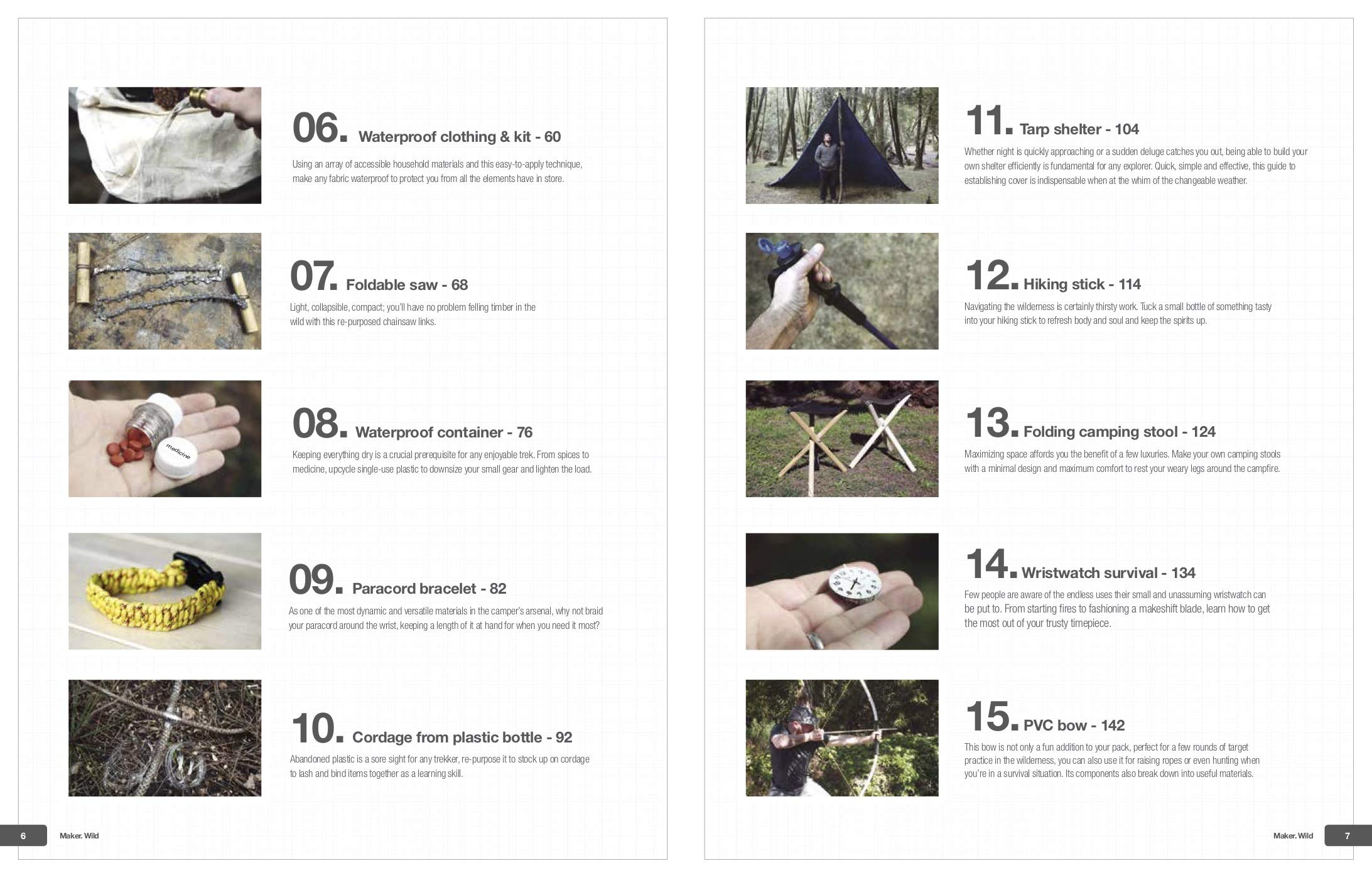DIY Wilderness Survival Projects: 15 Step-By-Step Outdoor Adventure Guides for Camping, Hiking & Emergency Preparedness
