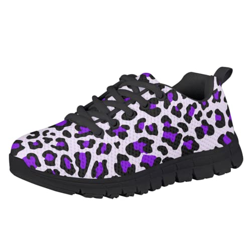 **Leopard Print Running Shoes for Girls - Comfortable Lightweight Kids Sneakers for Walking, Tennis & Play - Animal Skin Design - Perfect Gift for Active Girls**    *(Ideal for school, sports, outdoor adventures & casual wear!)*