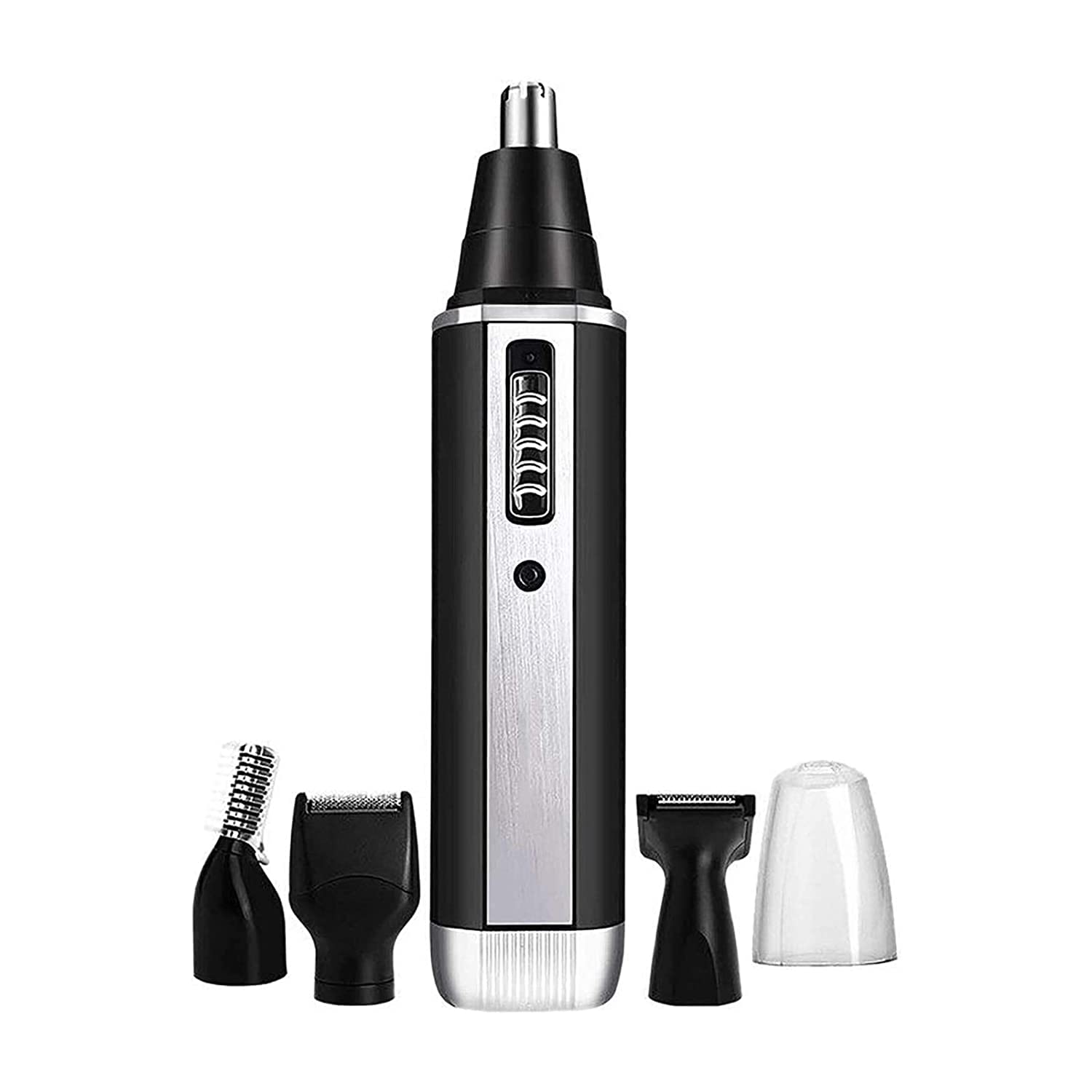 USB Rechargeable Ear & Nose Hair Trimmer for Men & Women - Professional Waterproof Grooming Kit with Dual Edge Blades for Easy Cleaning - Perfect for Travel, Home & Personal Care Routines