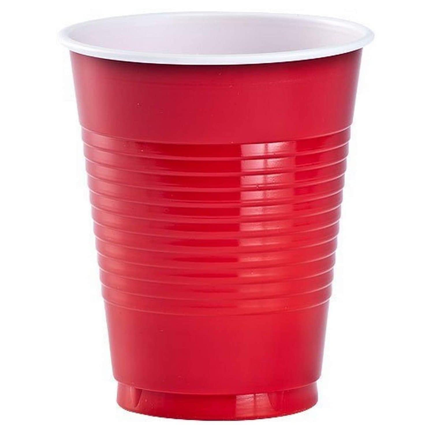 Hanna K. Signature 18 oz Plastic Cups - Apple Red, Durable & Stylish for Parties, Picnics, and Outdoor Events