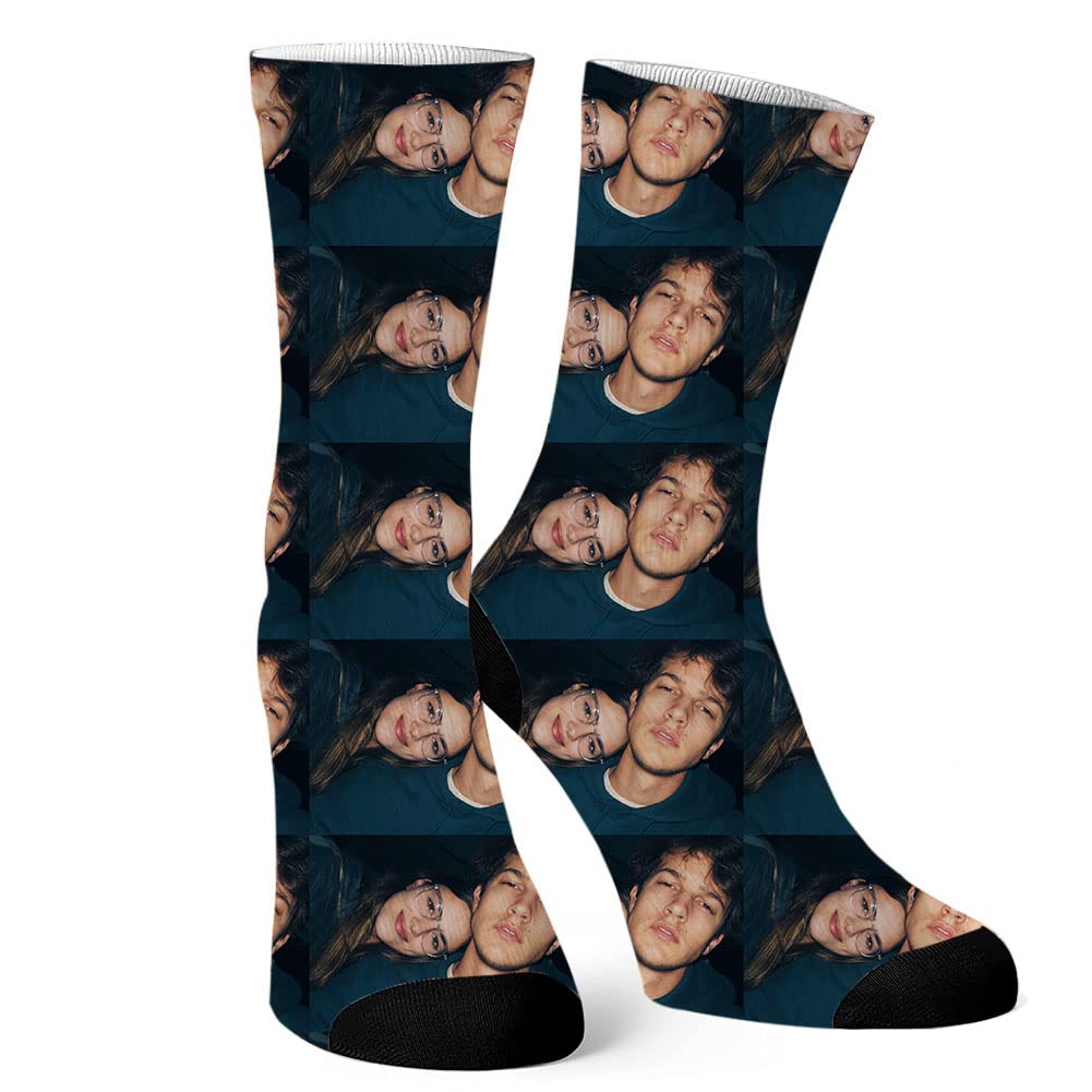 Custom Photo Socks - Personalized Face Socks for Men & Women | Unique Novelty Gift for Birthdays, Anniversaries & Special Occasions | Fun Customized Socks with Your Favorite Pictures