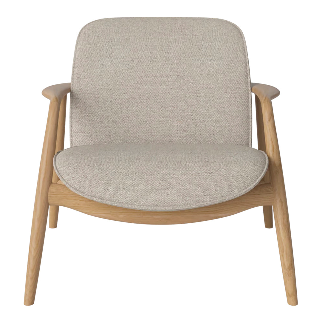 Bowie Lounge Chair - Modern Accent Chair for Living Room, Bedroom & Office - Comfortable Mid-Century Style Reading Chair with Sturdy Wooden Legs